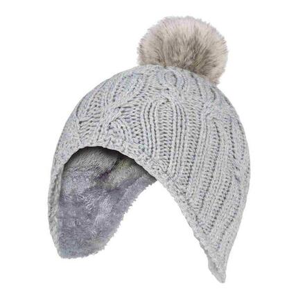 Heat Holders - Fille Bonnet Hiver Pompon Fourrure | Enfants Chaud Tricot Chapeau