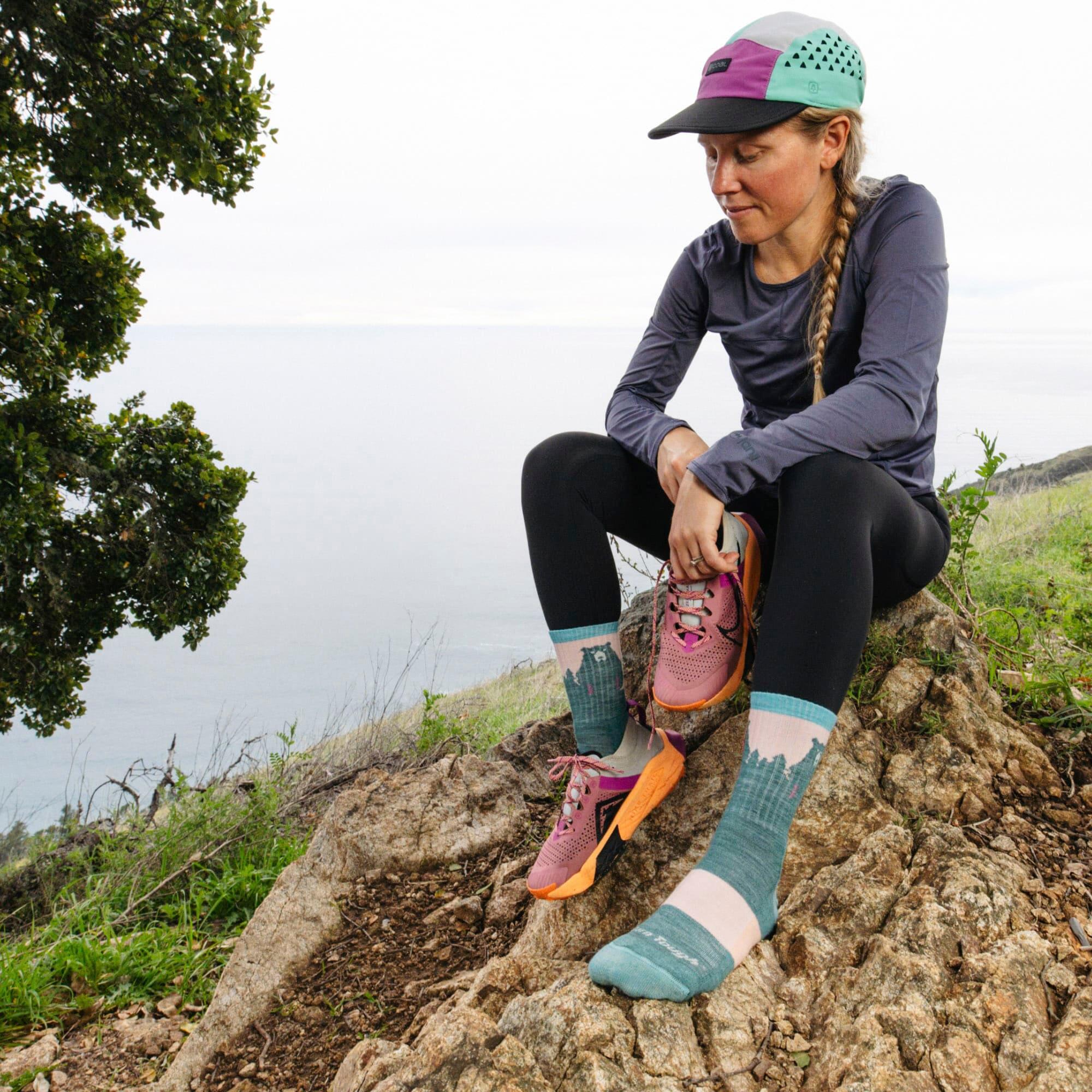 Darn Tough - Calze Donna Fantasia Orso in Lana Merino per Escursionismo 3/6