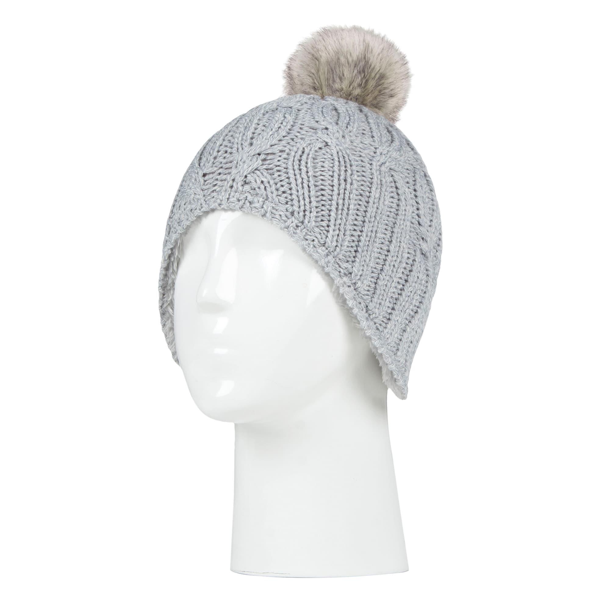 Heat Holders - Cappello Cuffia Maglia con Pompon per Ragazze 3/4