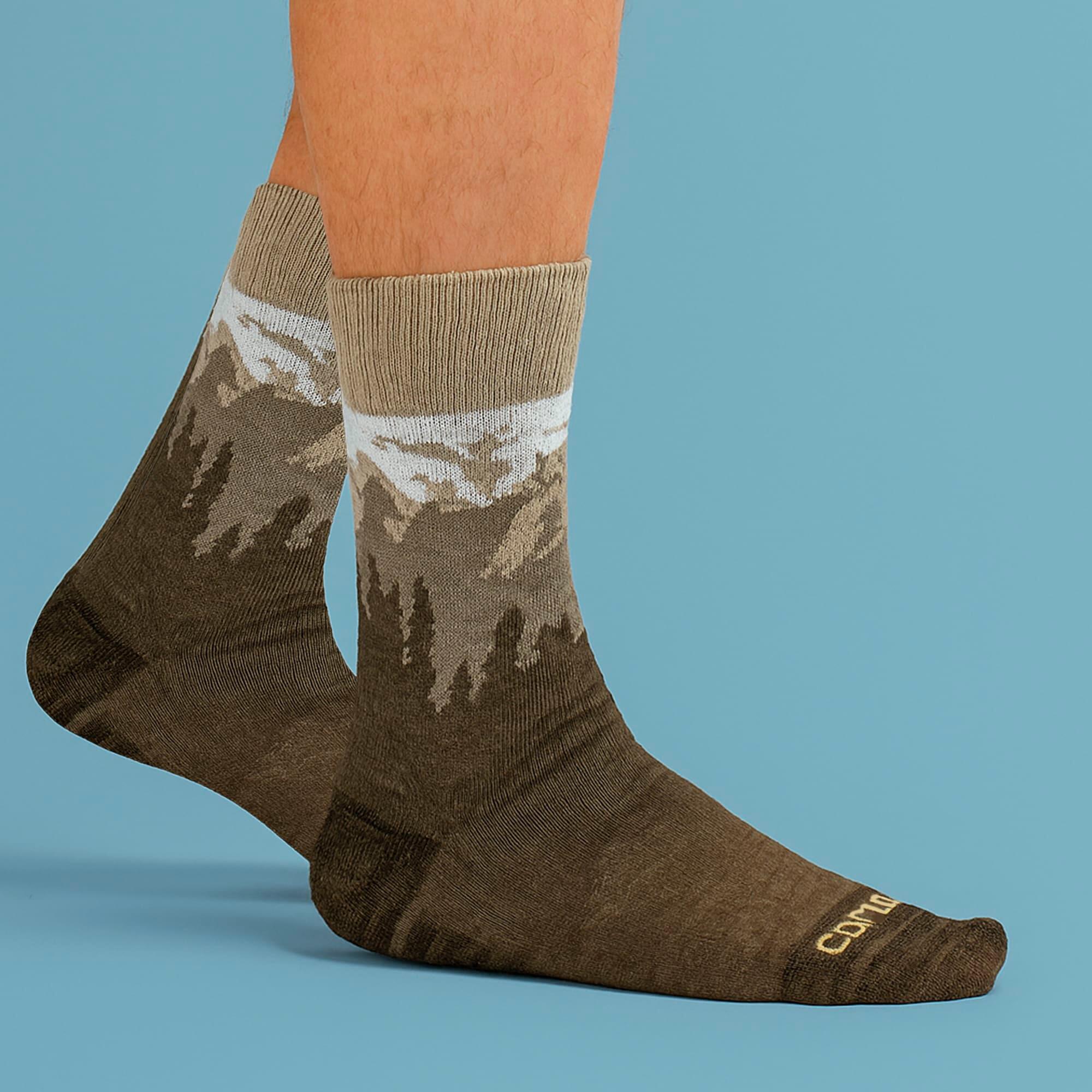 Comodo - Herren Merinowolle Wandersocken Leicht & Atmungsaktiv für Trekking 5/6