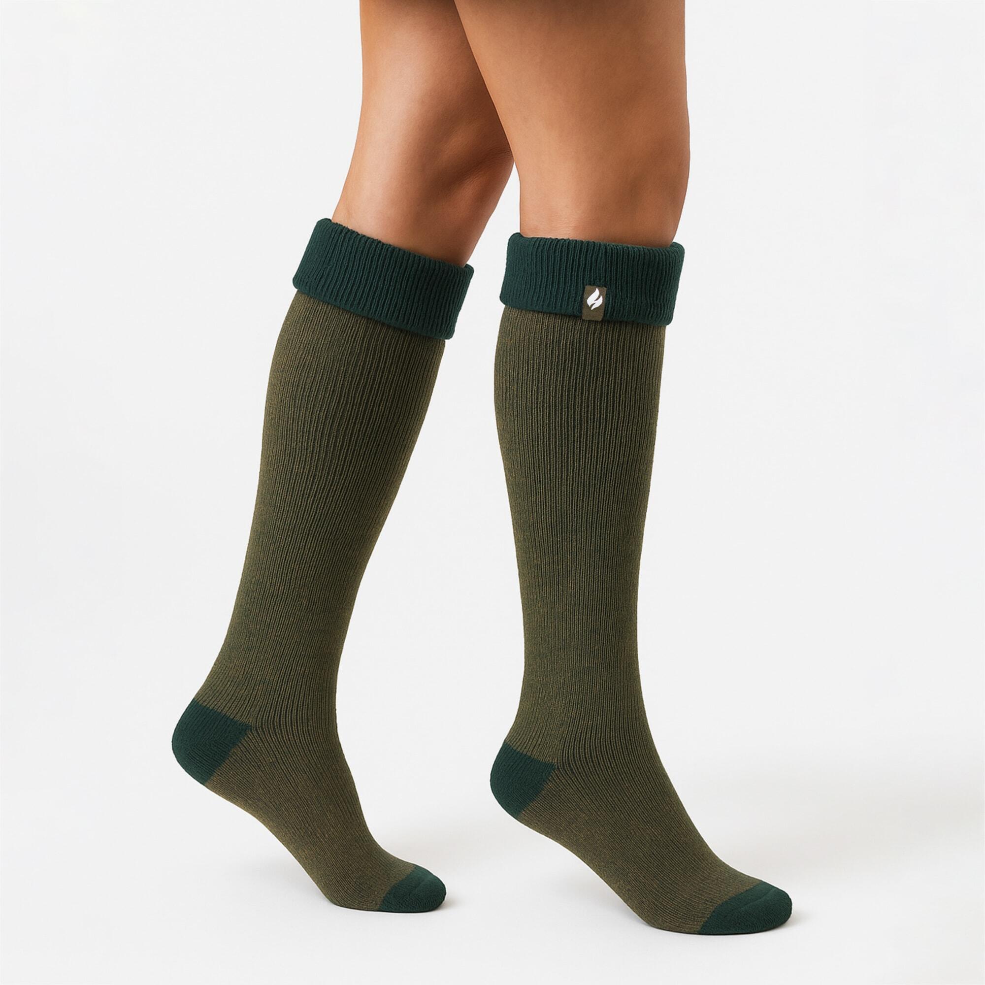 Heat Holders Lite - Damen Stiefelsocken weich warm kuschelig bequem 3/4