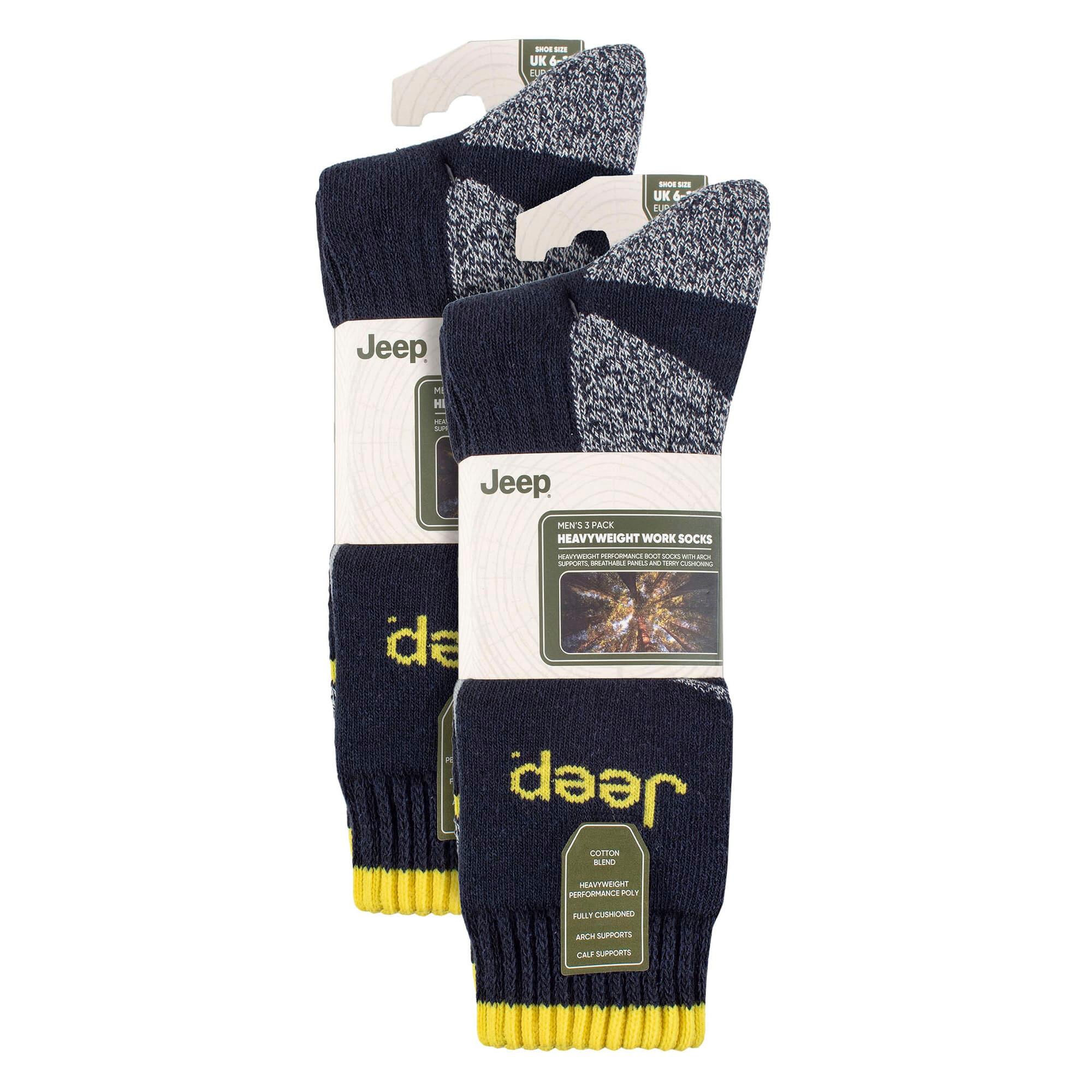 Paquet de 6 chaussettes renforcées de travail robustes pour hommes 2/4