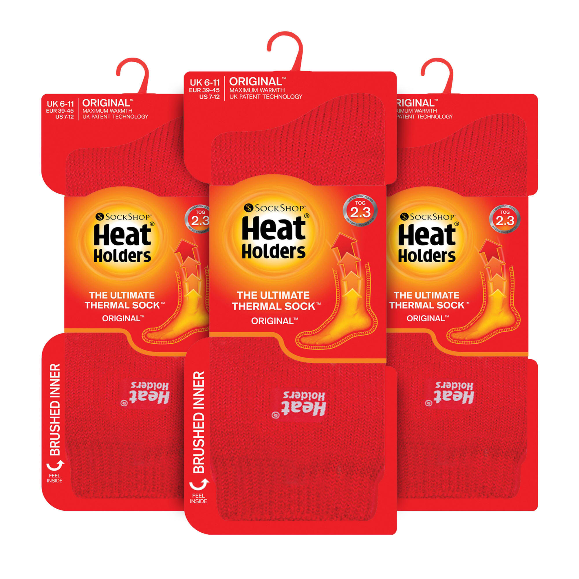 Heat Holders - 3 Paia di Calzini Termici Invernali Spessi per Uomo 2/6
