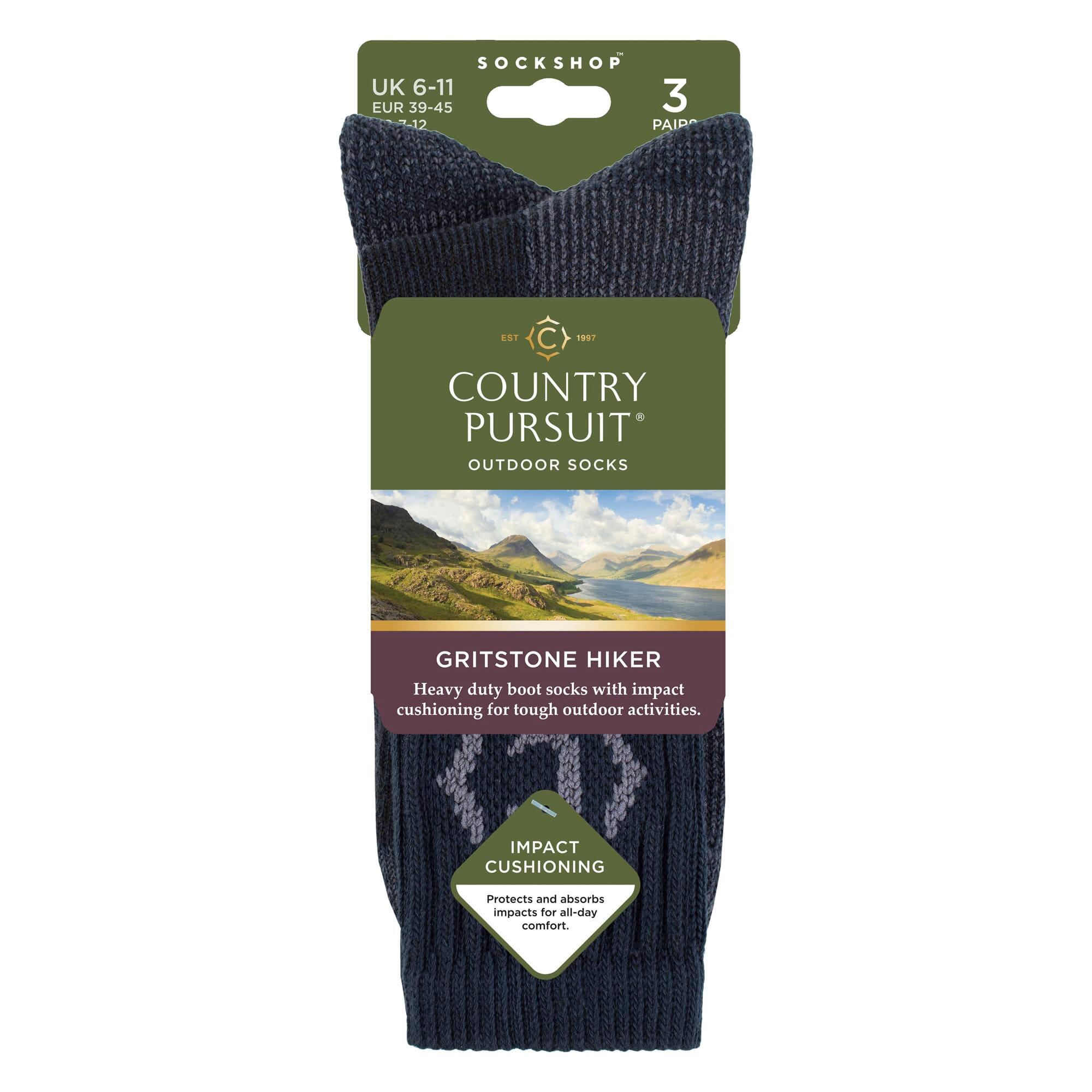 Country Pursuit - 3 Paires de Chaussettes Homme Randonnée Douces et Durables 2/4