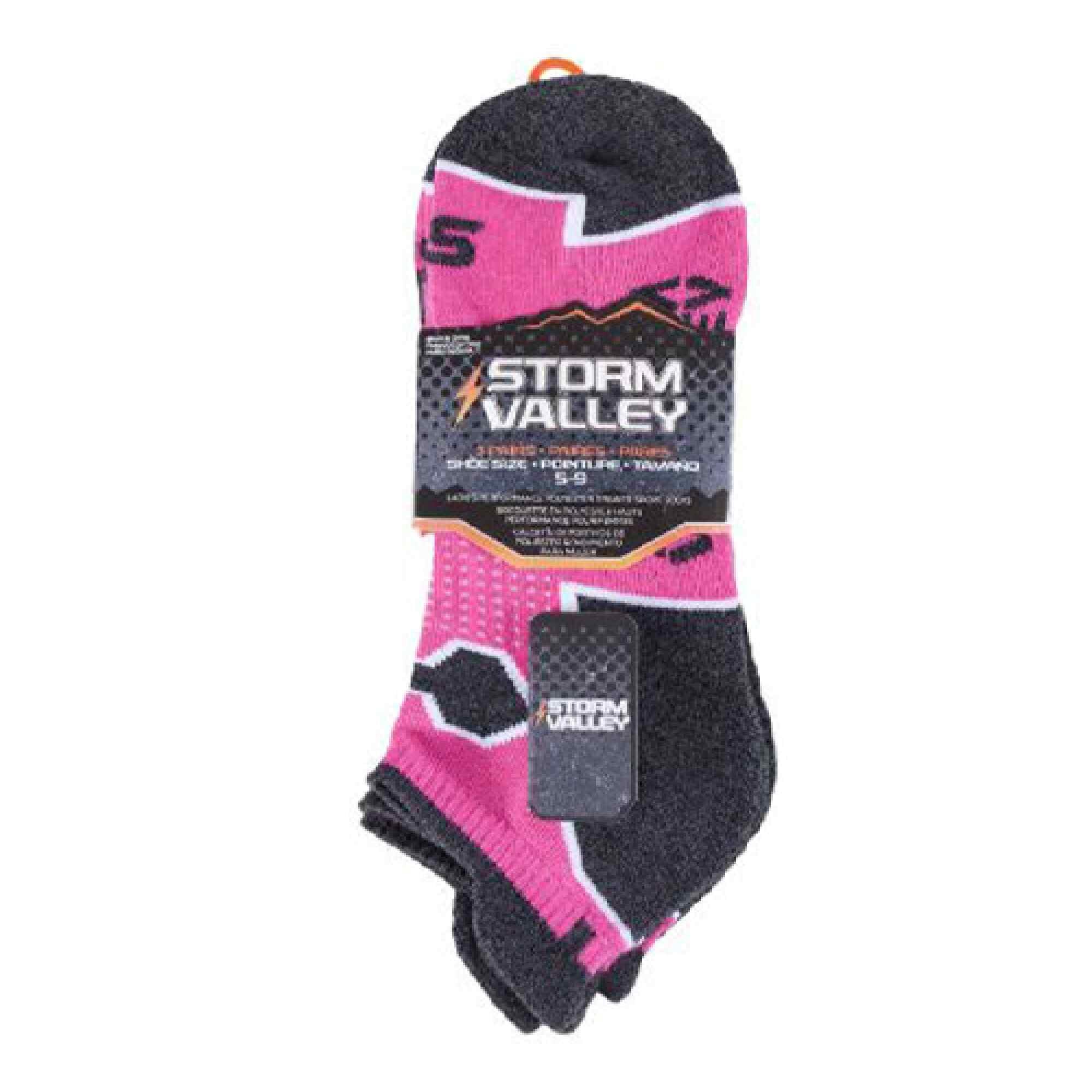 3 Pack Ladies Breathable Cushioned Low Cut Running Socks with Arch Support 2/3