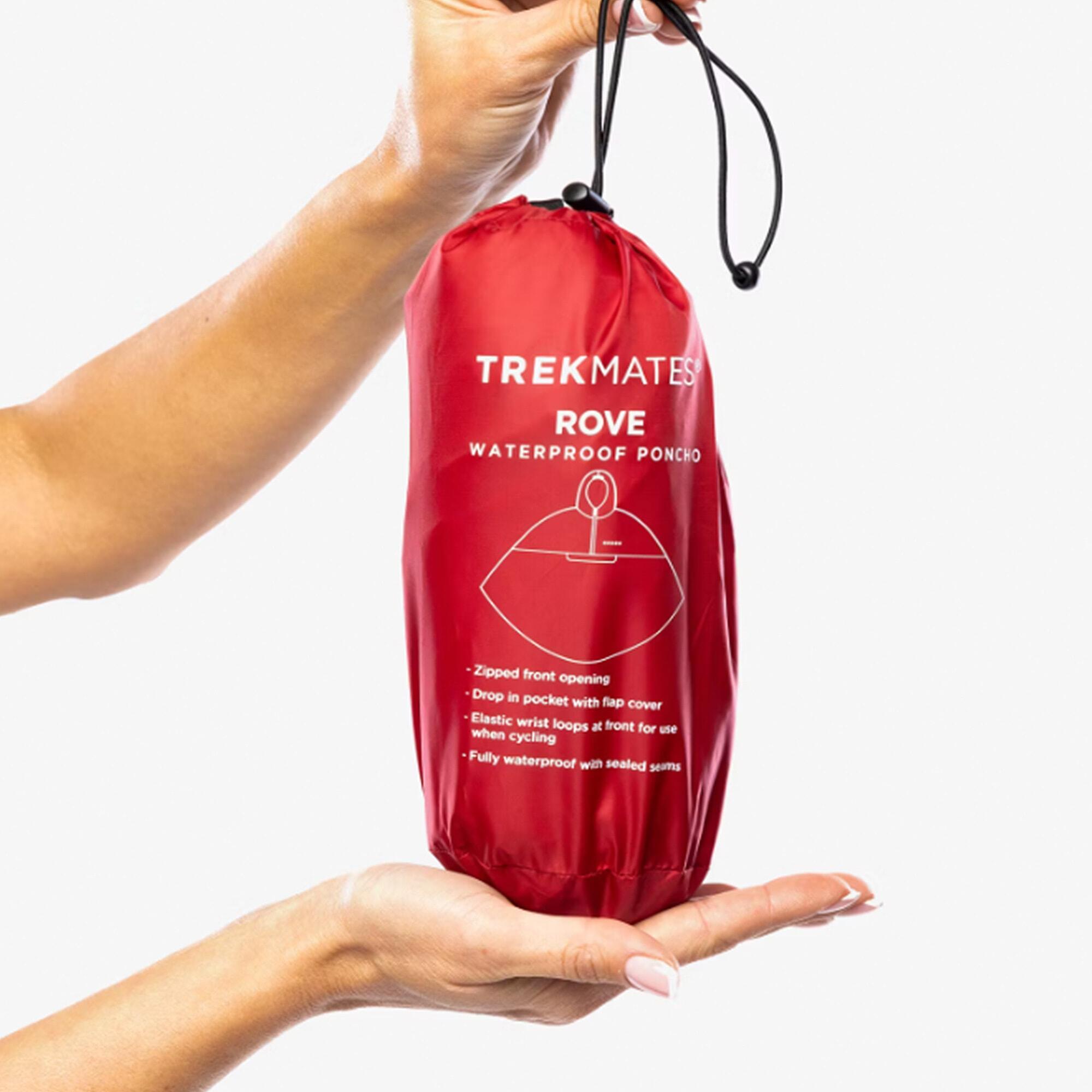 Trekmates - Poncho Impermeabile Rove per Escursionismo Uomo e Donna 2/7