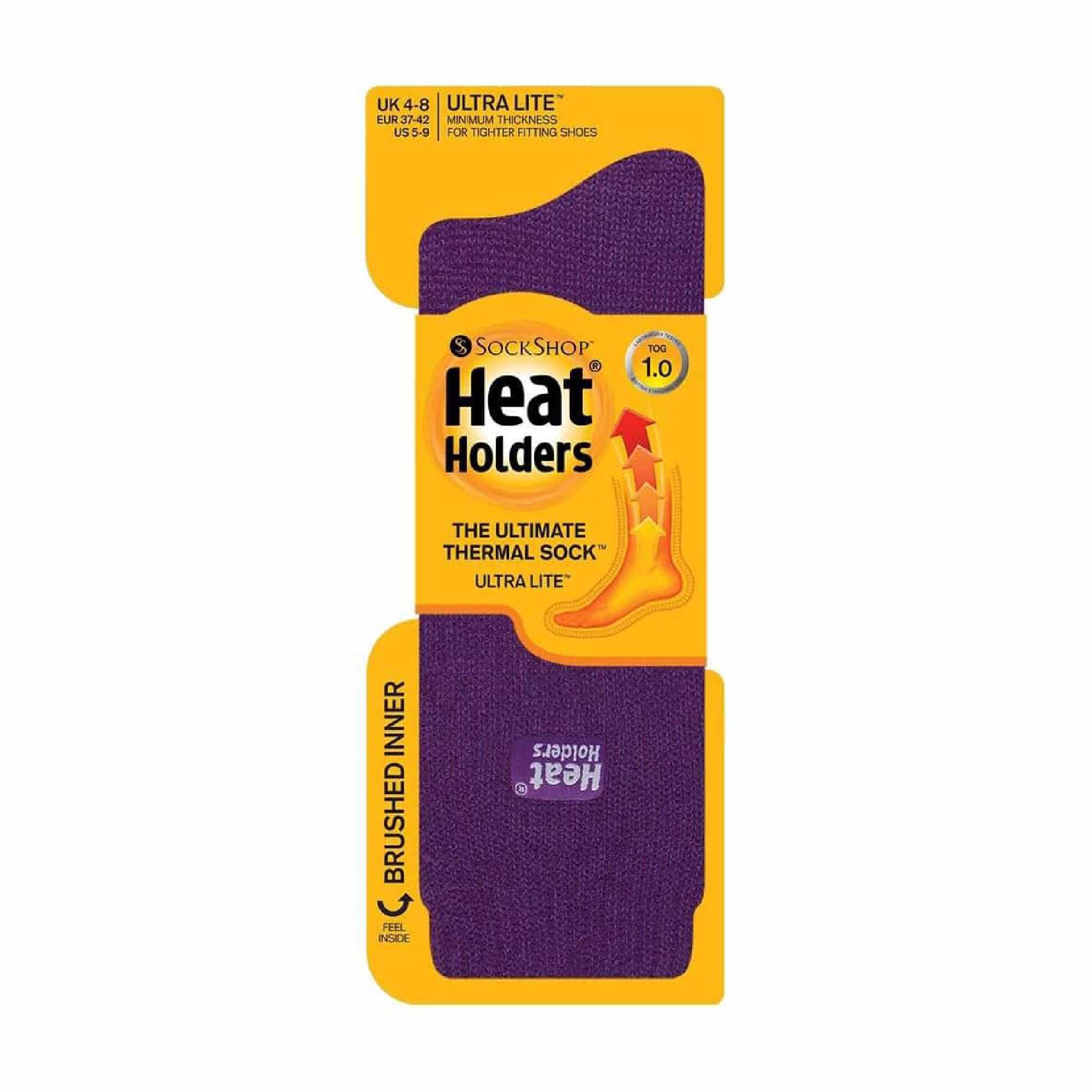 Ladies Ultra Lite Extra Thin 1.0 TOG Thermal Socks 2/6