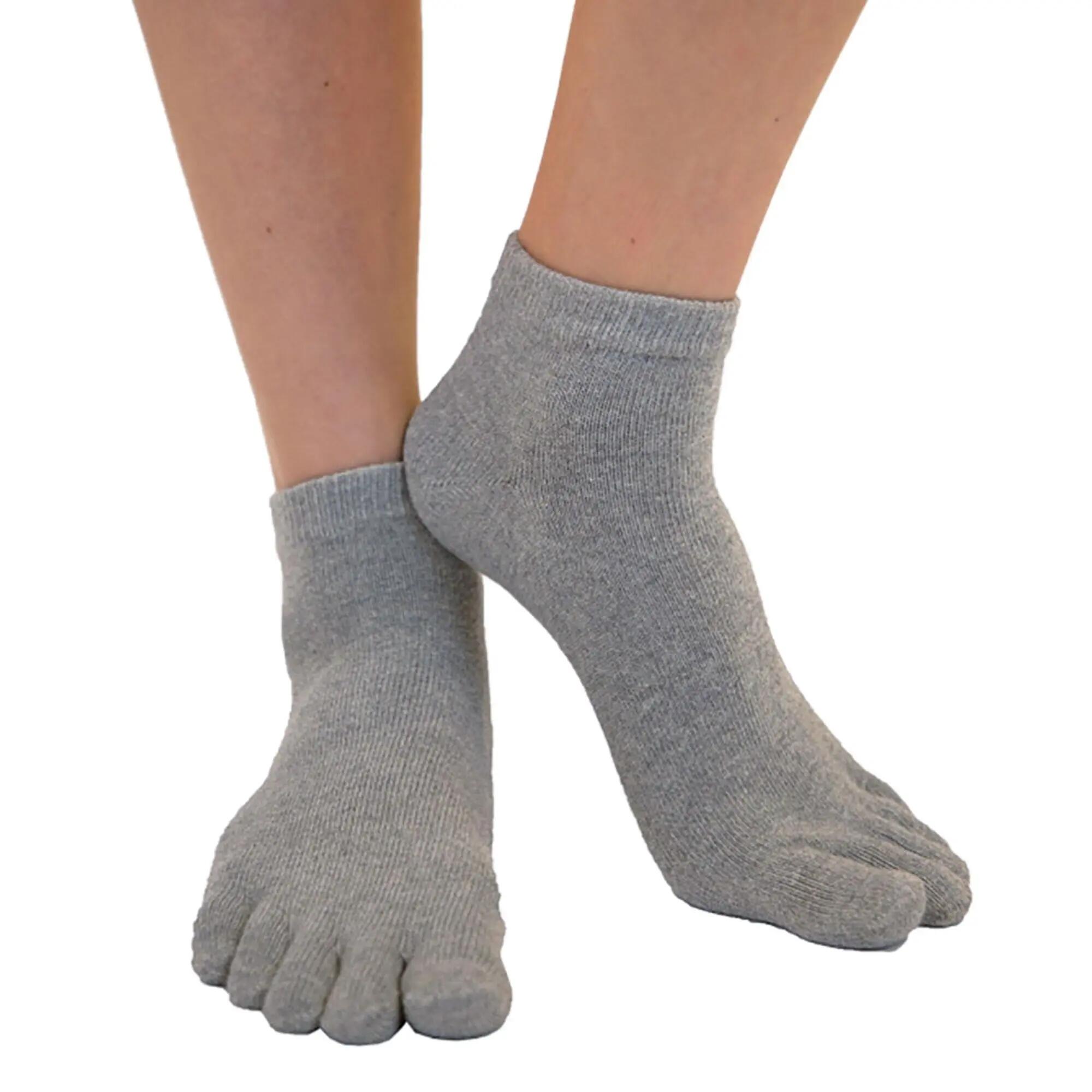 TOETOE - Calzini in cotone per donne con dita. 3/5