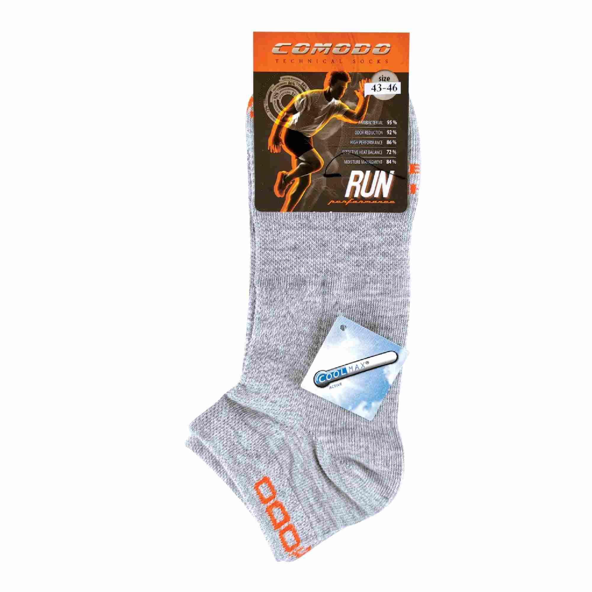 COMODO - Compressport Chaussettes Running | Basses | Coolmax | Renforcées 2/4