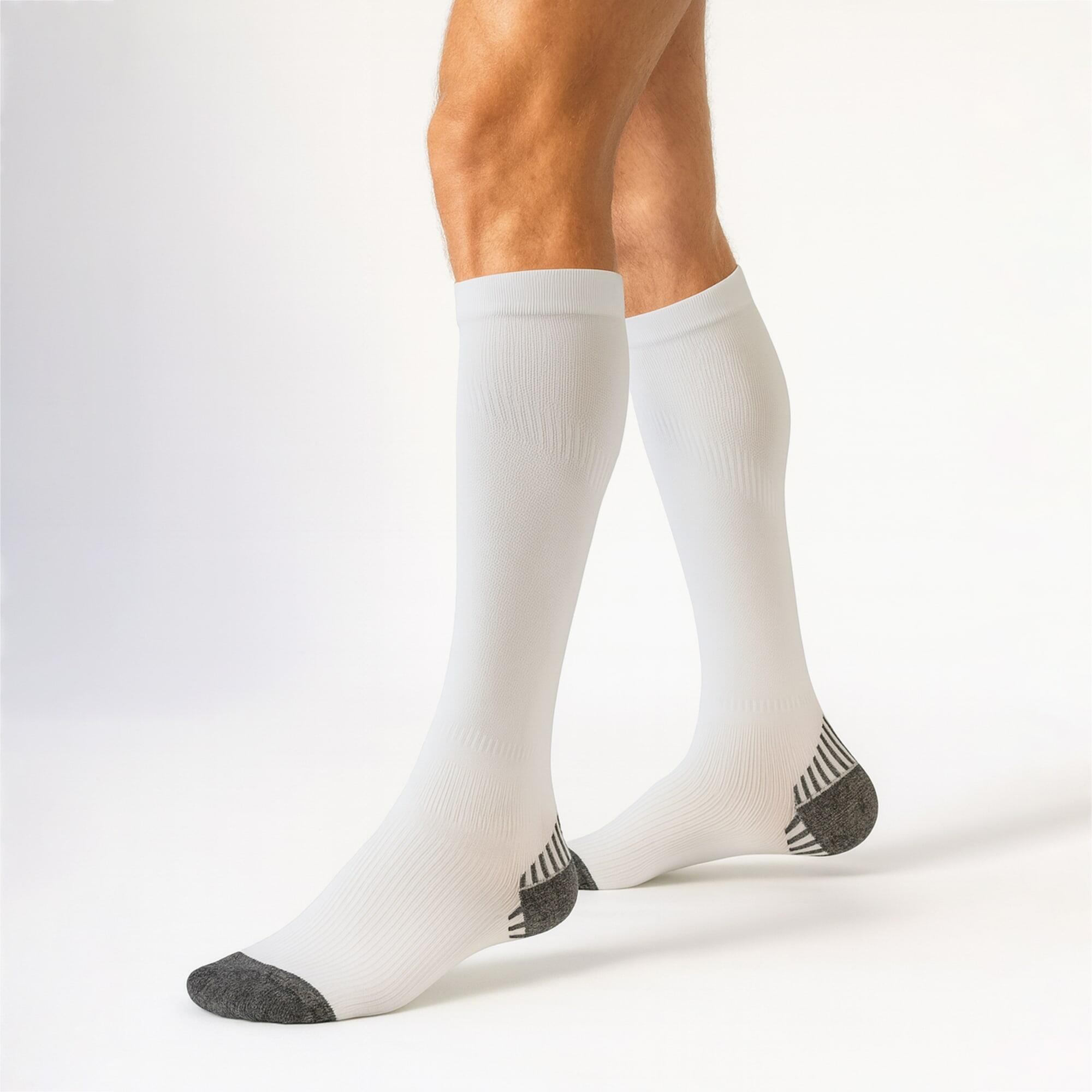 COMODO - Unisex Lange Laufsocken Kompression Sportsocken für Running/Joggen 3/4