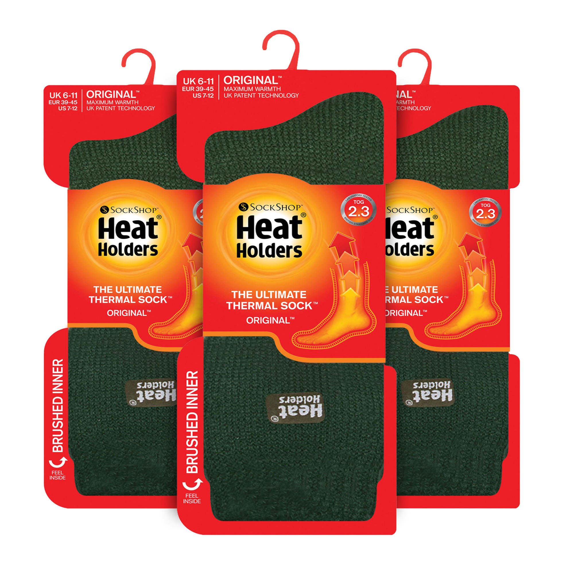 Heat Holders - 3 Paar original dicke Winter-socken für Herren 2/6