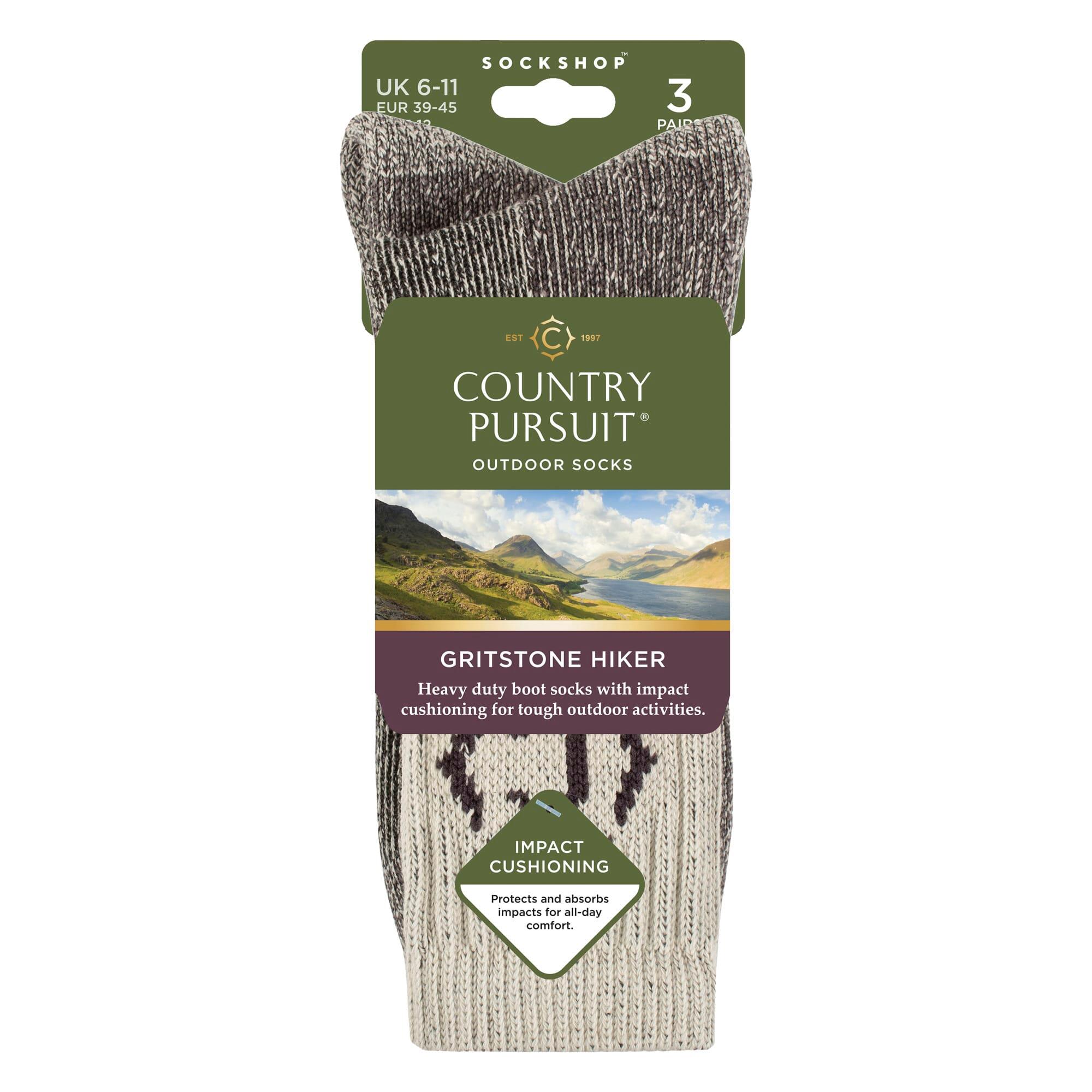 Country Pursuit - 3 Paires de Chaussettes Homme Randonnée Douces et Durables 2/4