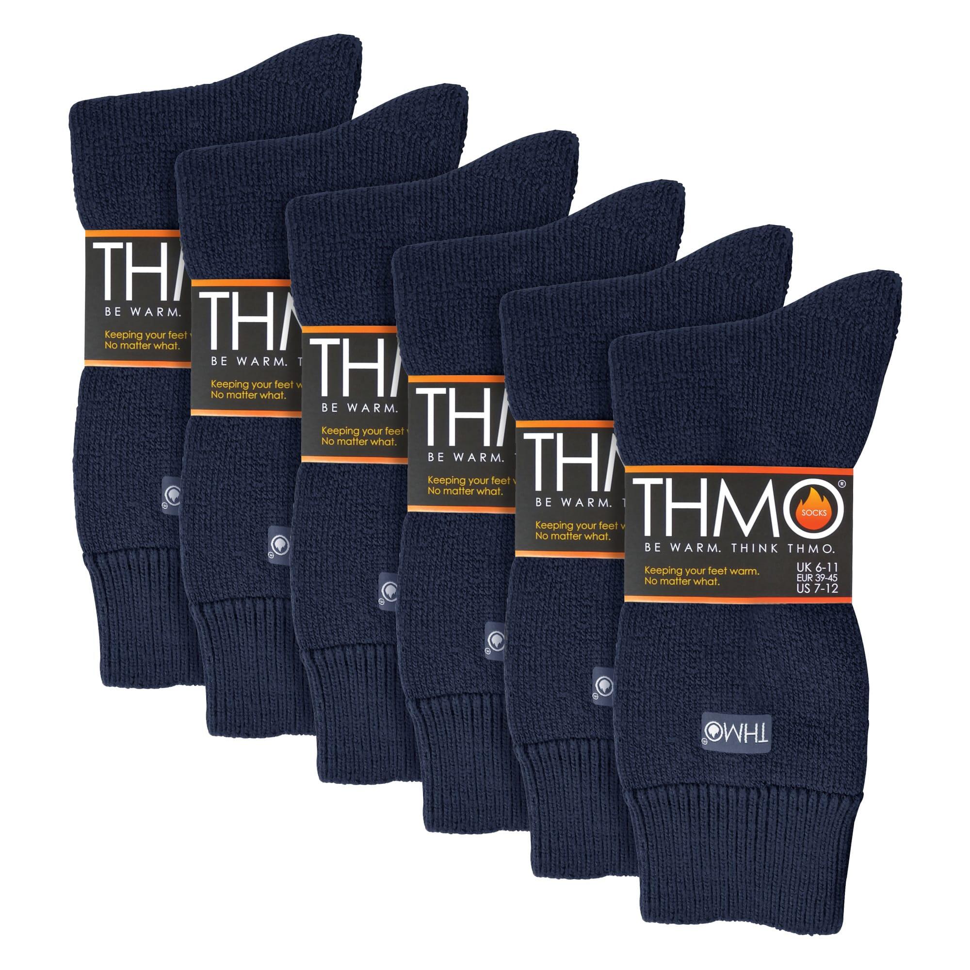THMO - 6 paires de chaussettes thermiques douces et respirantes pour homme 2/6