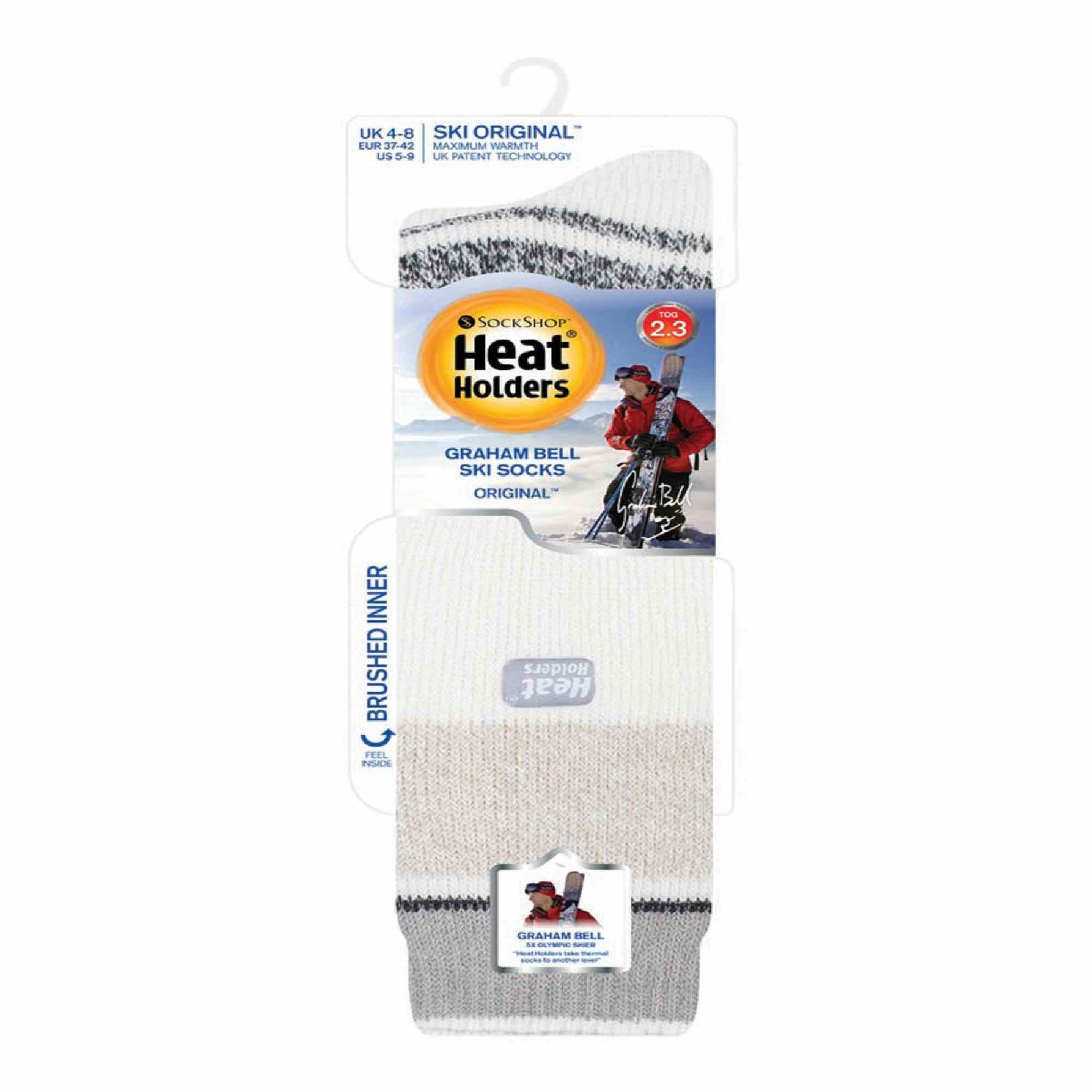 Heat Holders Skisocken Damen | Dicke Socken Bunt Gestreift Warm 2/7