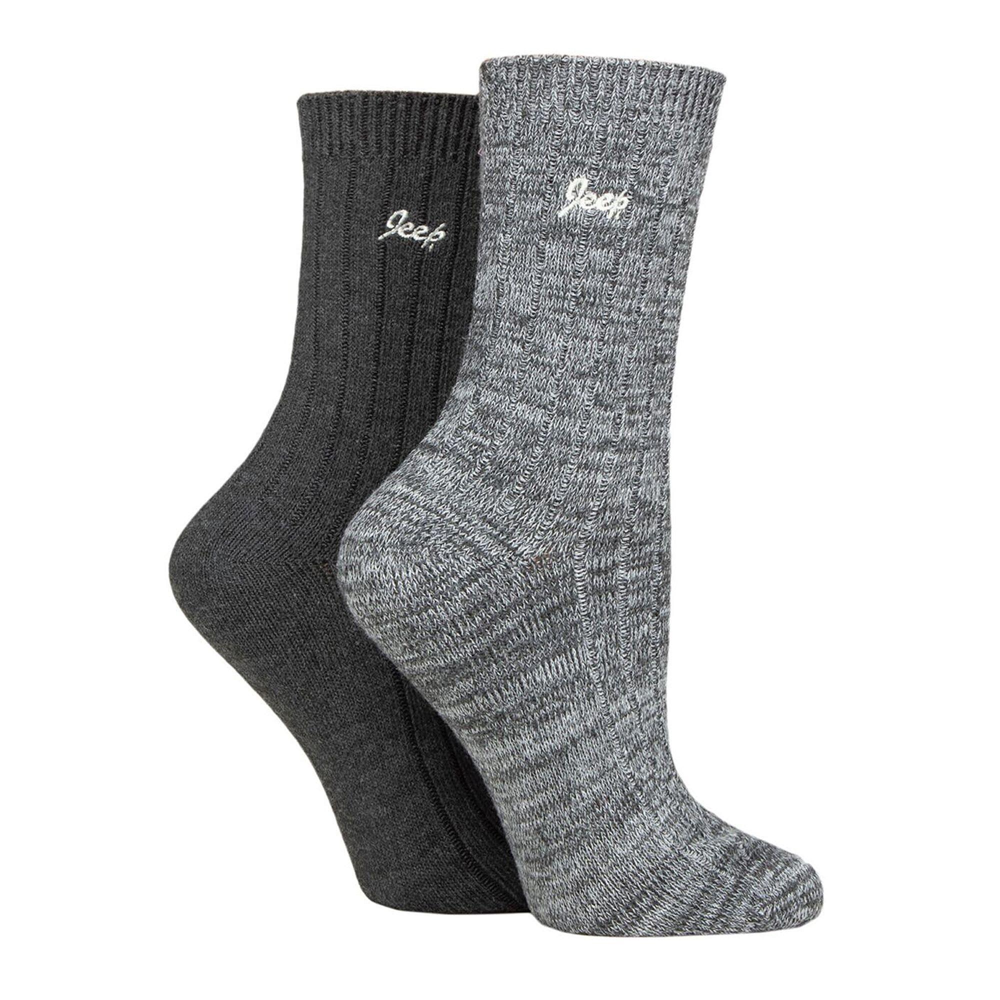 Jeep - Calzini Stivale Donna Soffice 2 Paia Performance Trekking 3/4