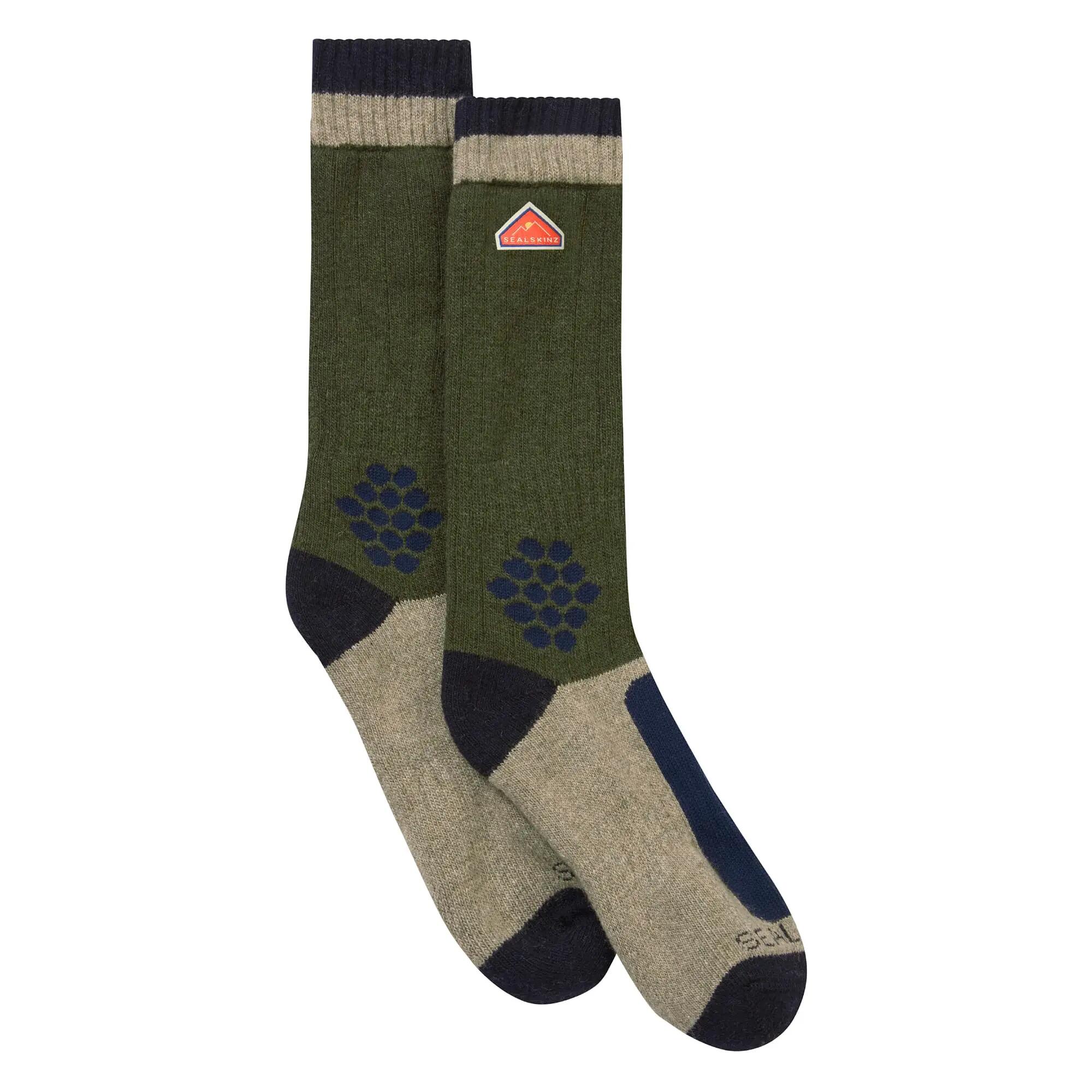 Recycled Wool Mid Colour Block Hiking Socks for Men and Women 3/5