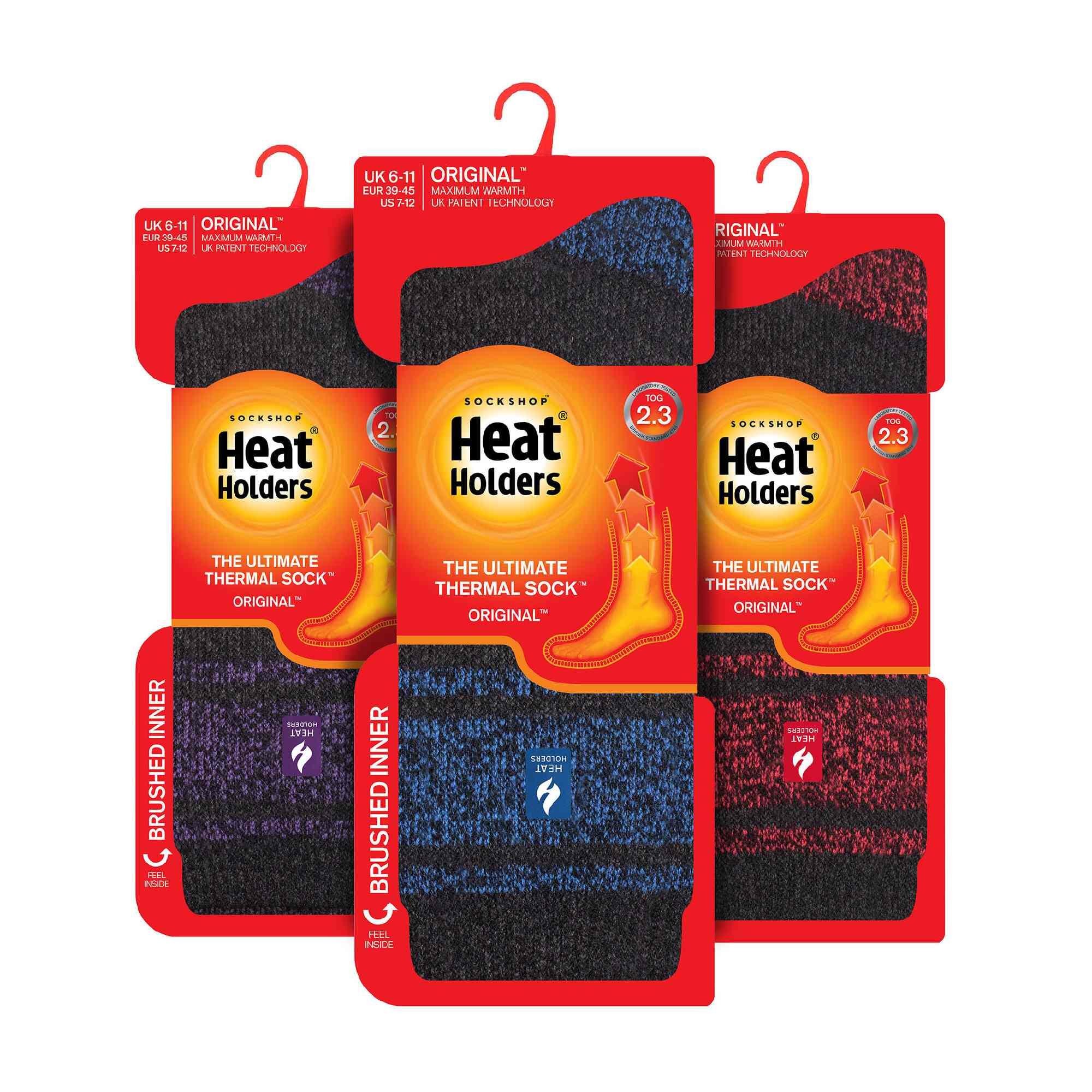3 Pack Mens Insulated Thermal Socks for Winter 2/6