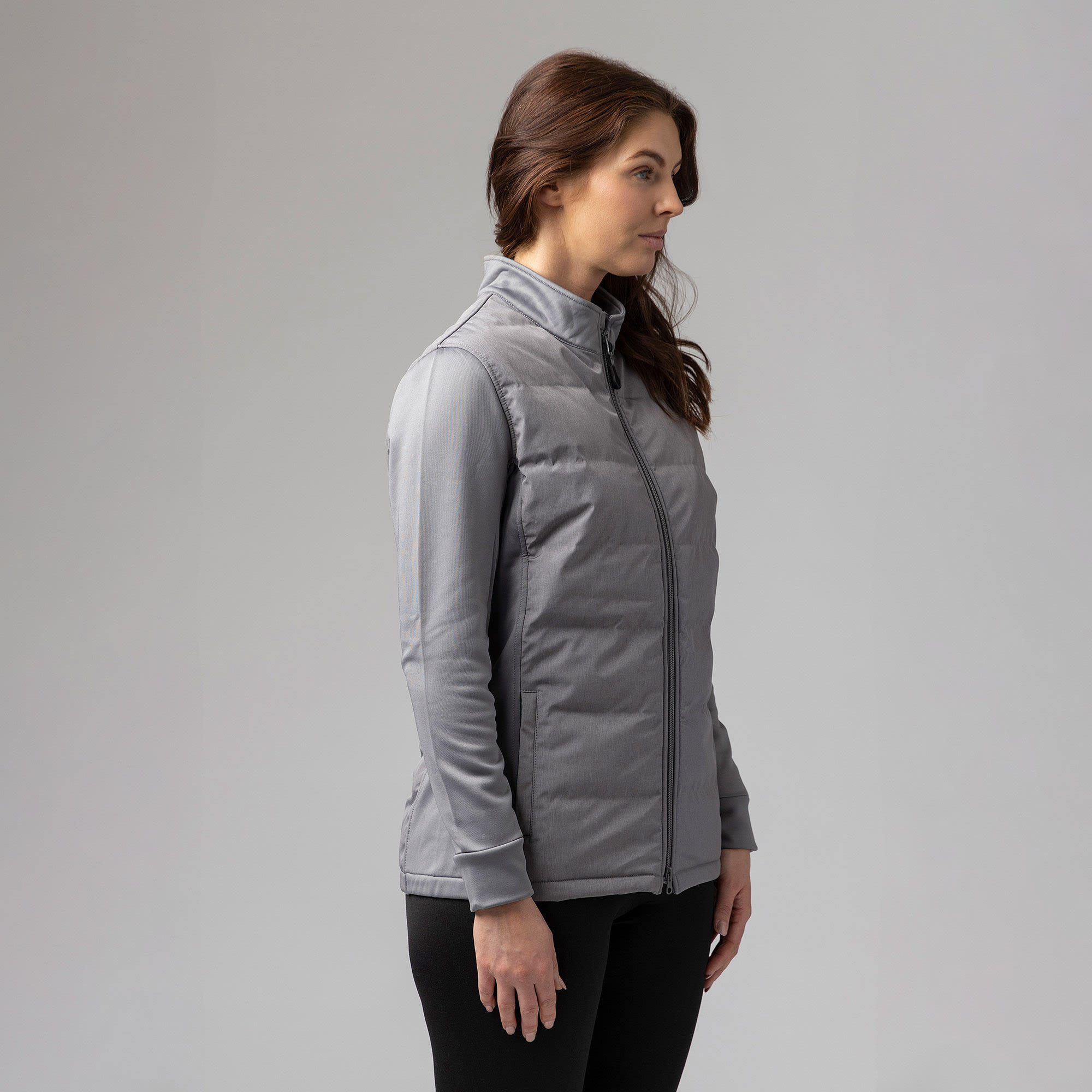 Veste doublée en polaire pour femme avec fermeture éclair complète 4/5