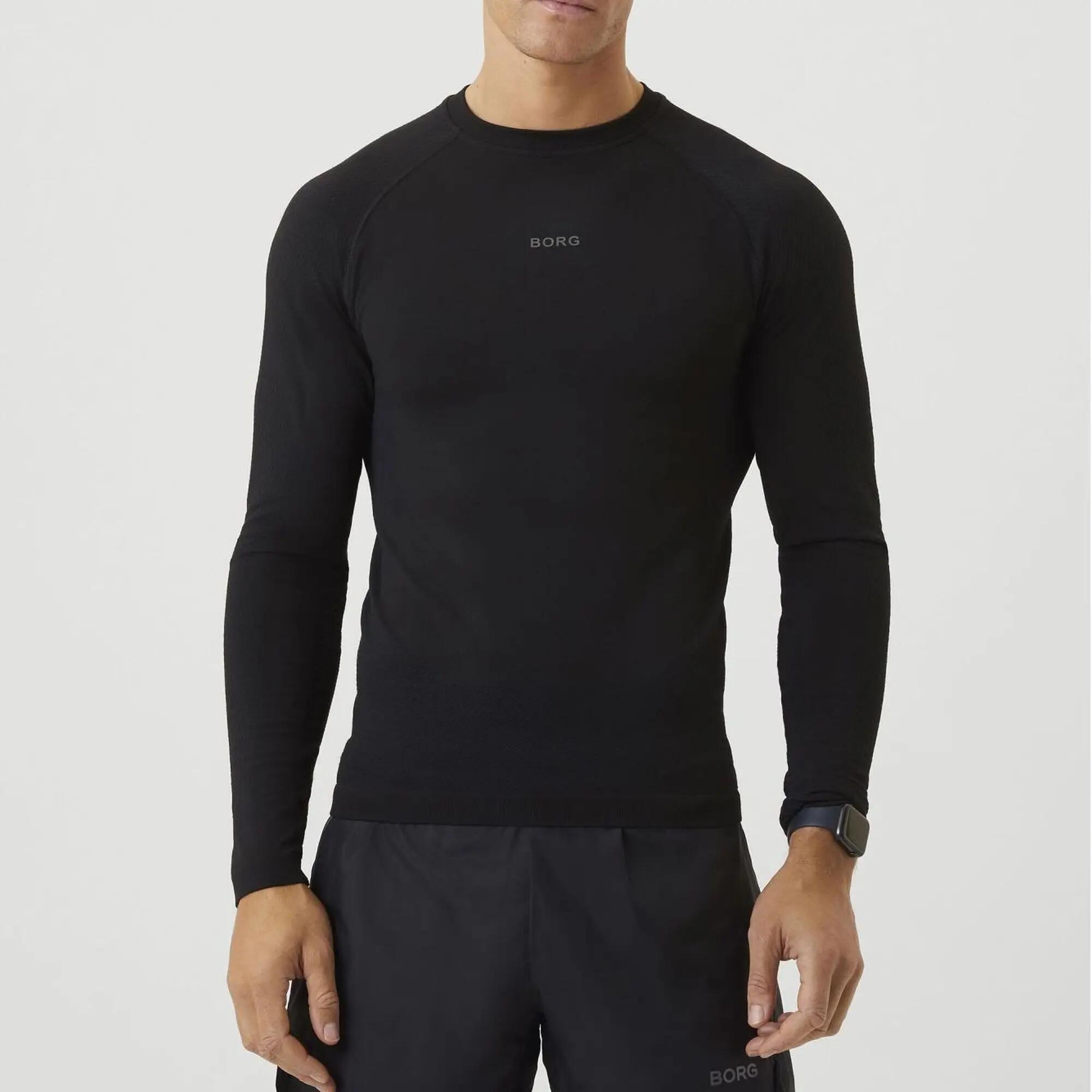 Björn Borg - Maglietta da Uomo Top Elegante per l'Inverno 3/6