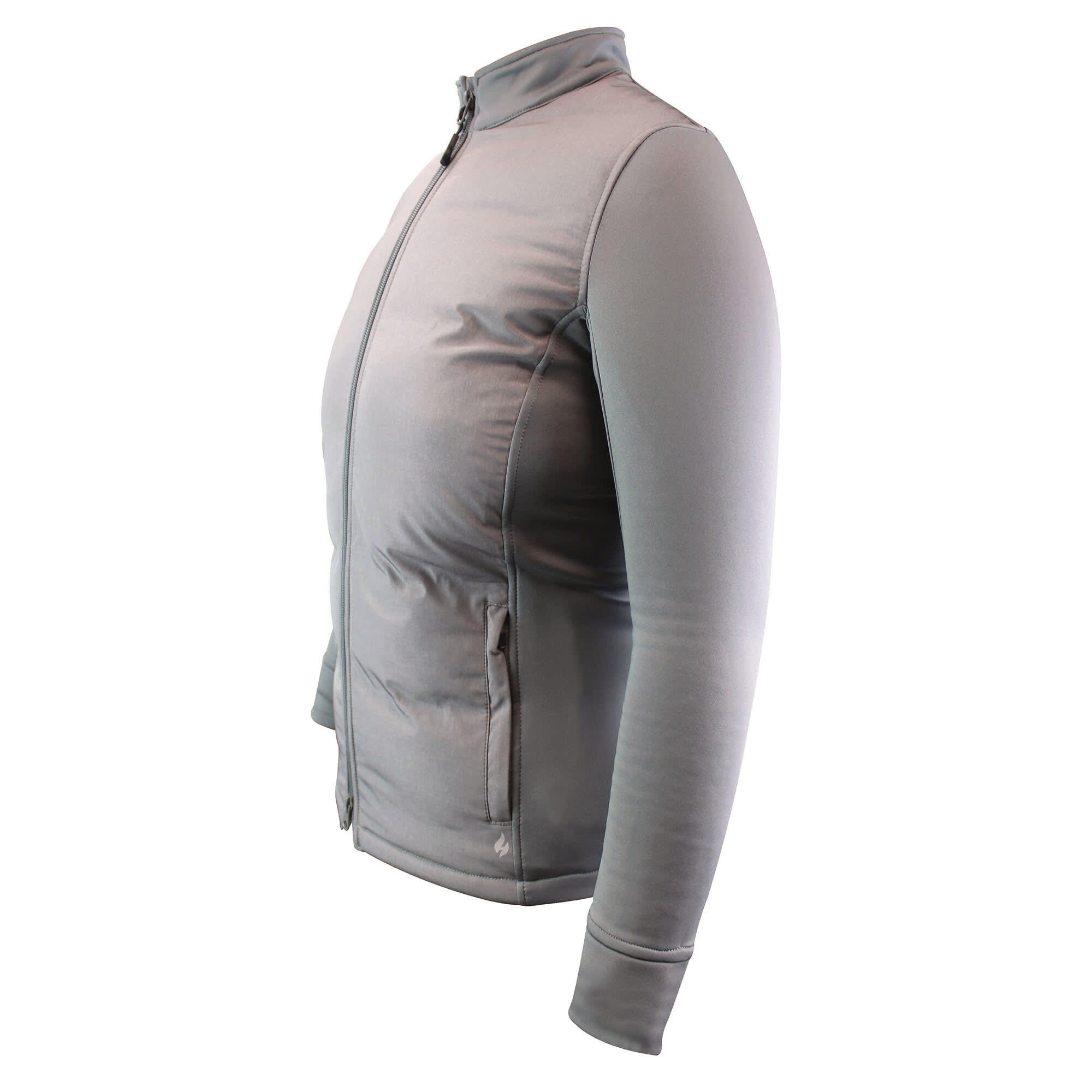 Veste doublée en polaire pour femme avec fermeture éclair complète 2/5