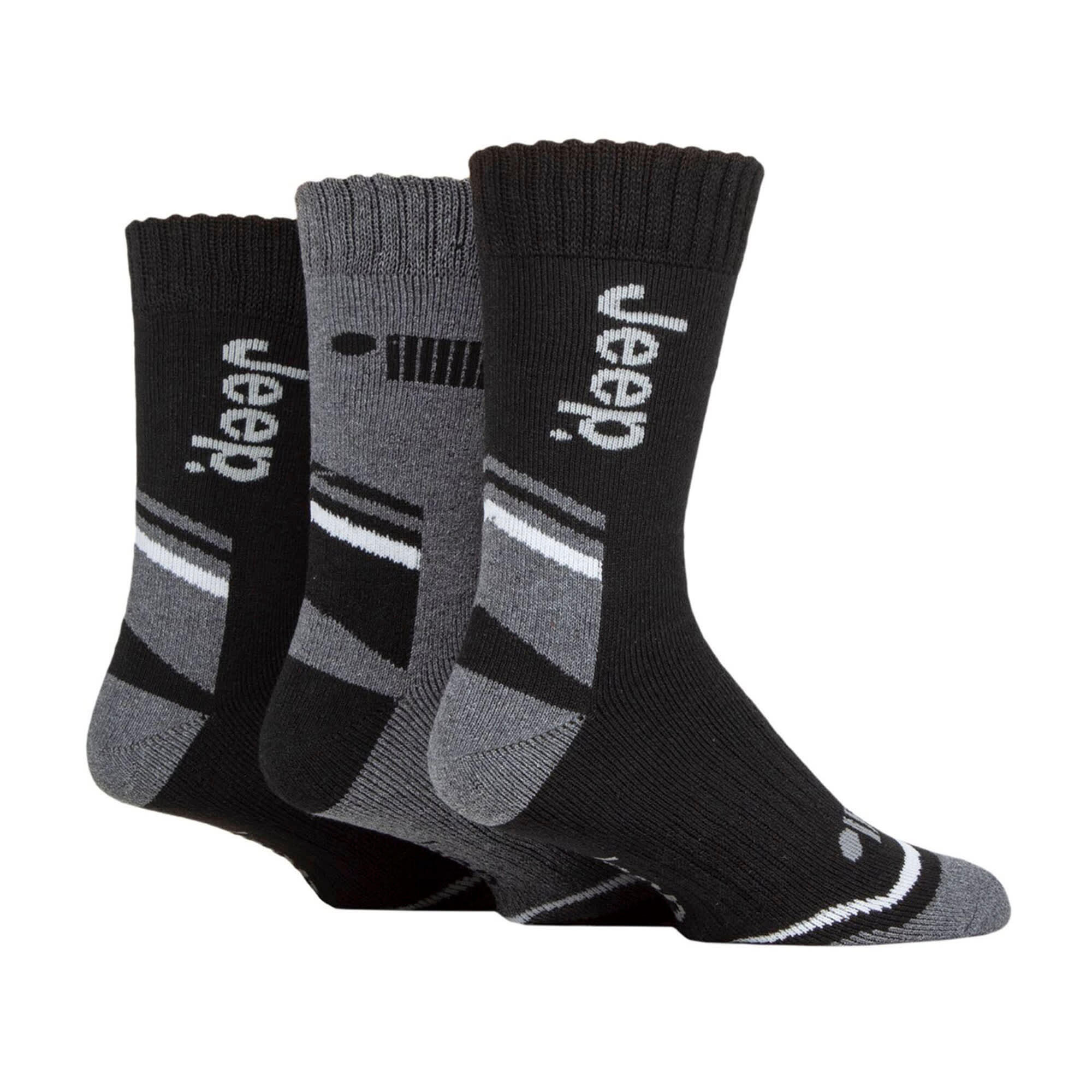 3er-Pack Herren-Walking-Performance-Stiefelsocken 3/4