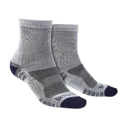 Wand socks Bridgedale Lightweight Merino Performance 3/4 Crew Zwart/Zilver