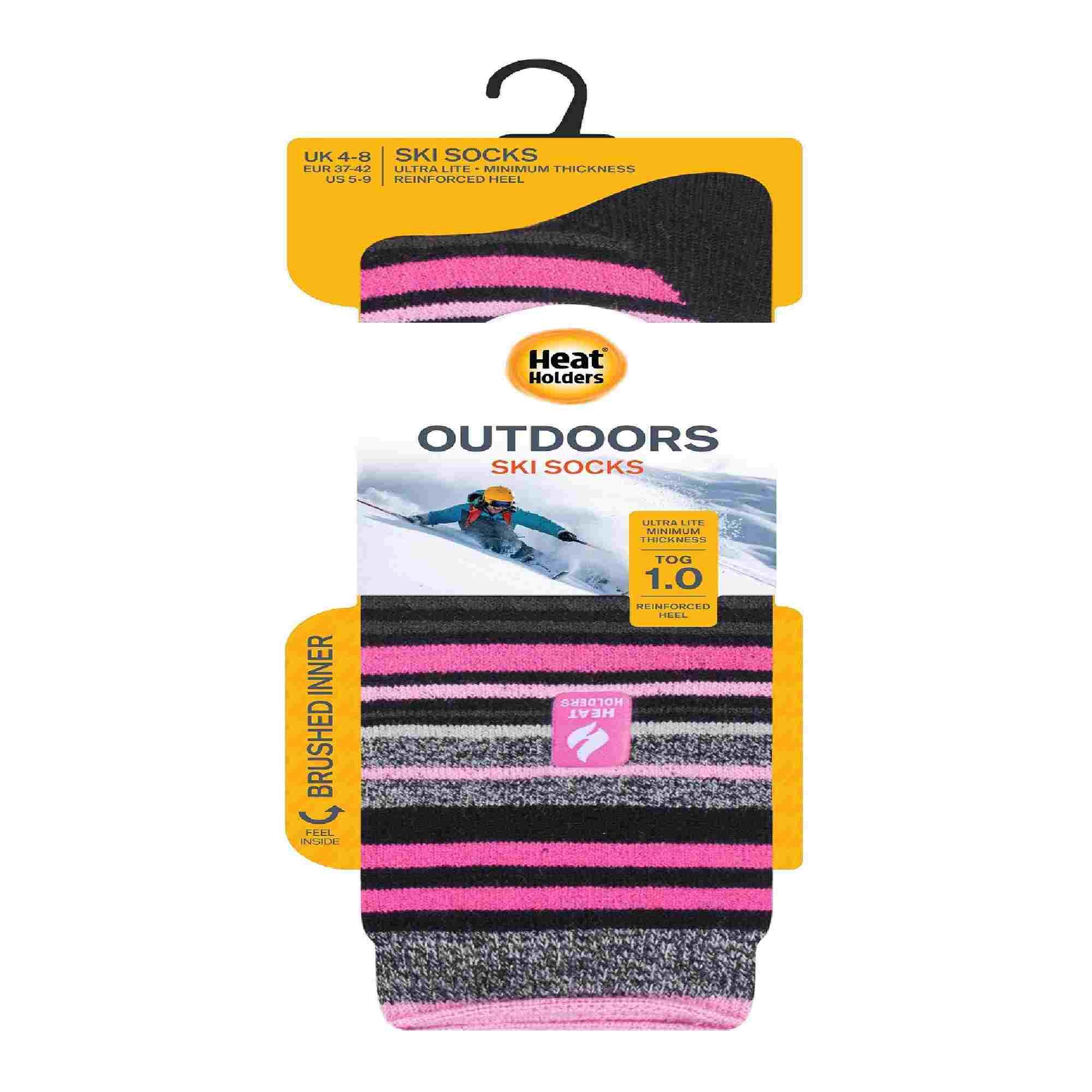 Heat Holders LITE - Damen Lange Skisocken Dünn Warm | Knielang Skisocken Bunt 2/6