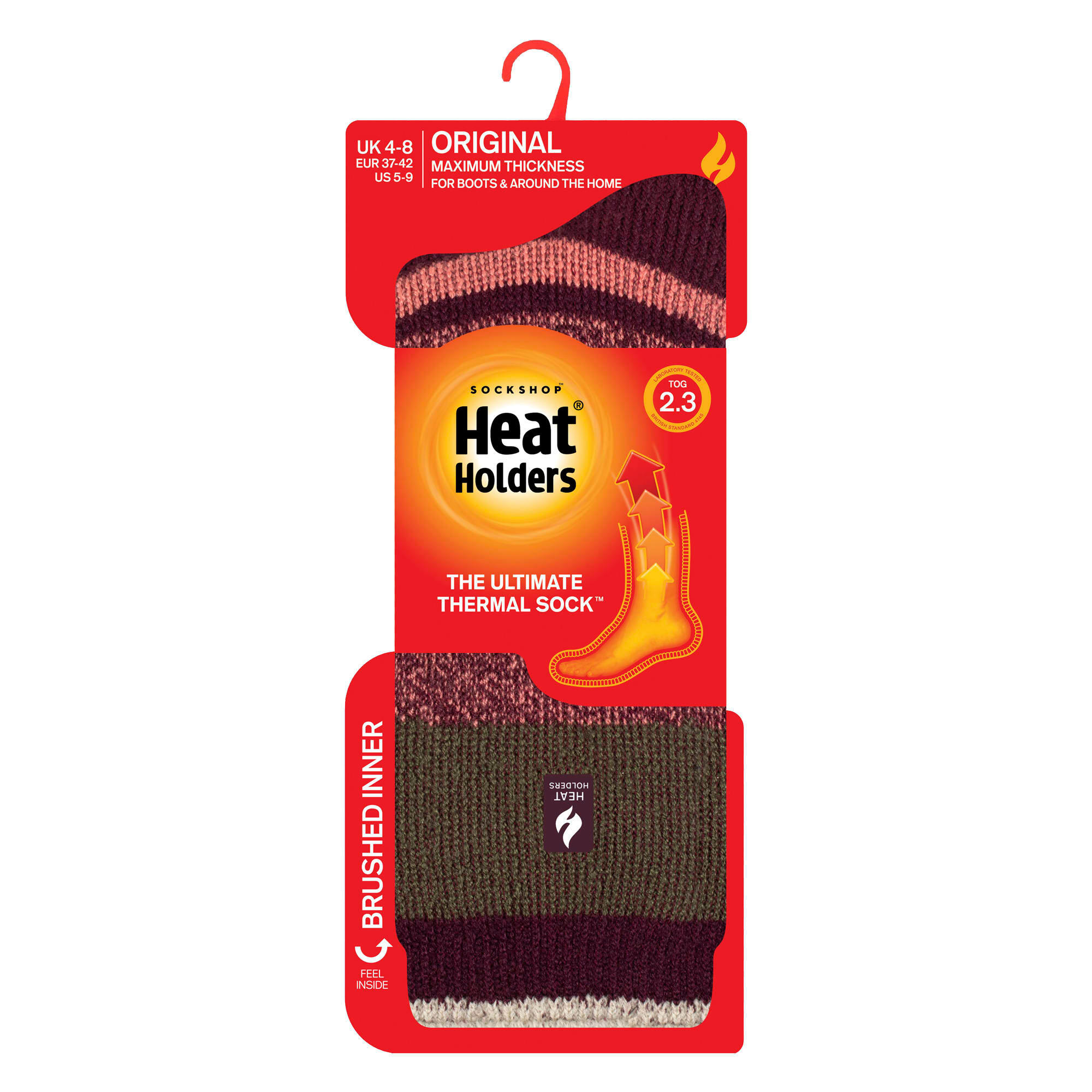 Heat Holders - socken mit Block- und Streifenmuster für Damen 2/6