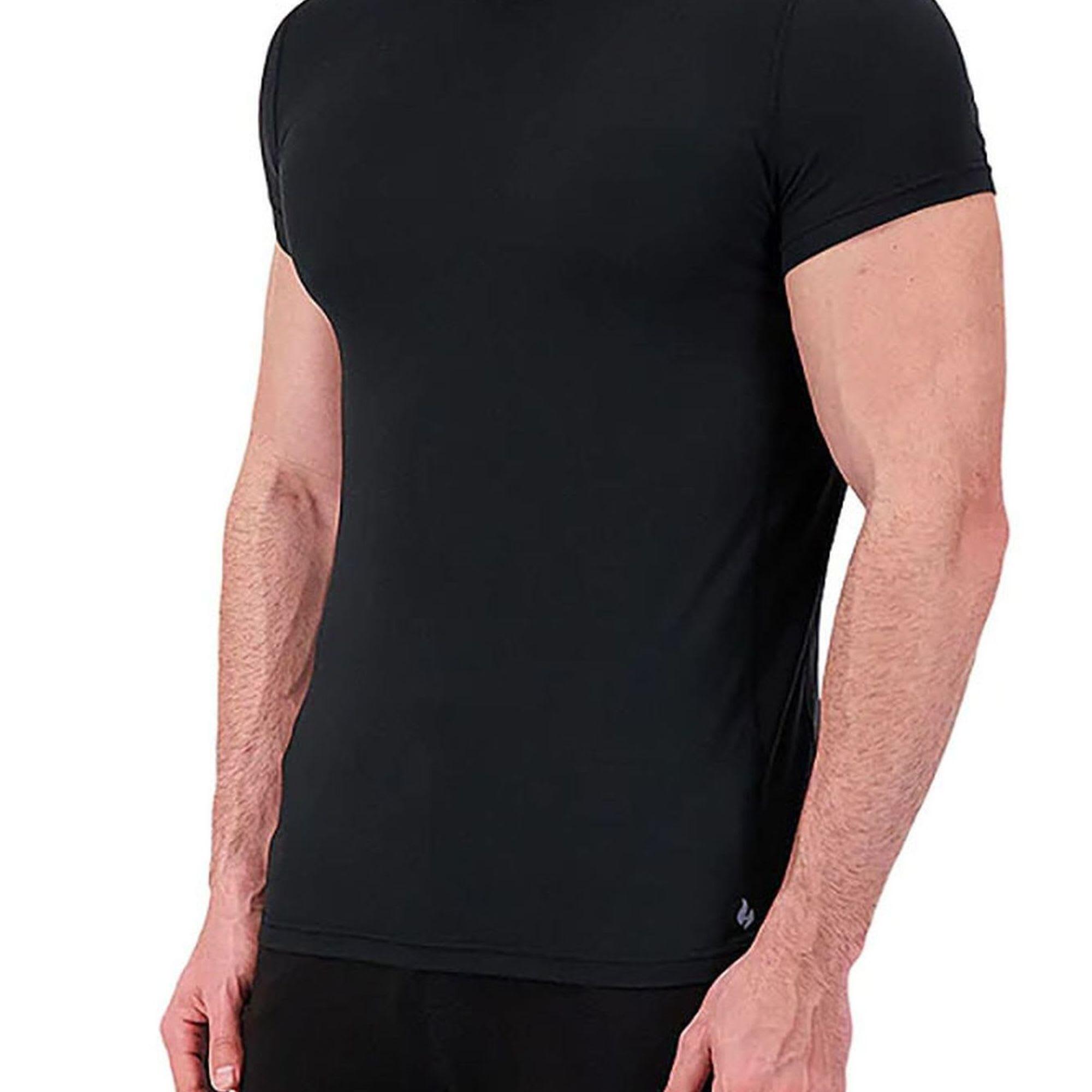 Herren T Shirt Kurzarm | Funktions Unterhemd Innenfleece | Heat Holders 3/6