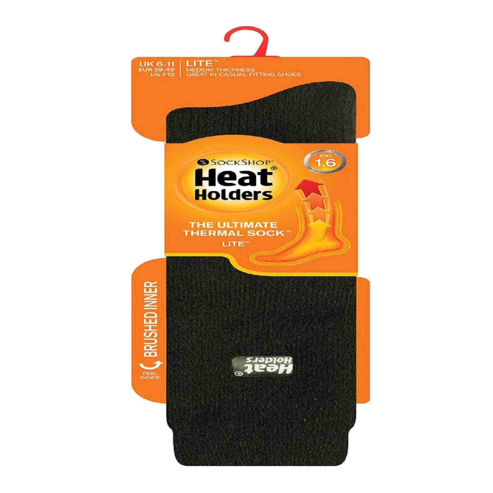 Heat Holders LITE - Herren Dünn Extra Warm Lange Kniestrümpfe für Stiefel 2/6