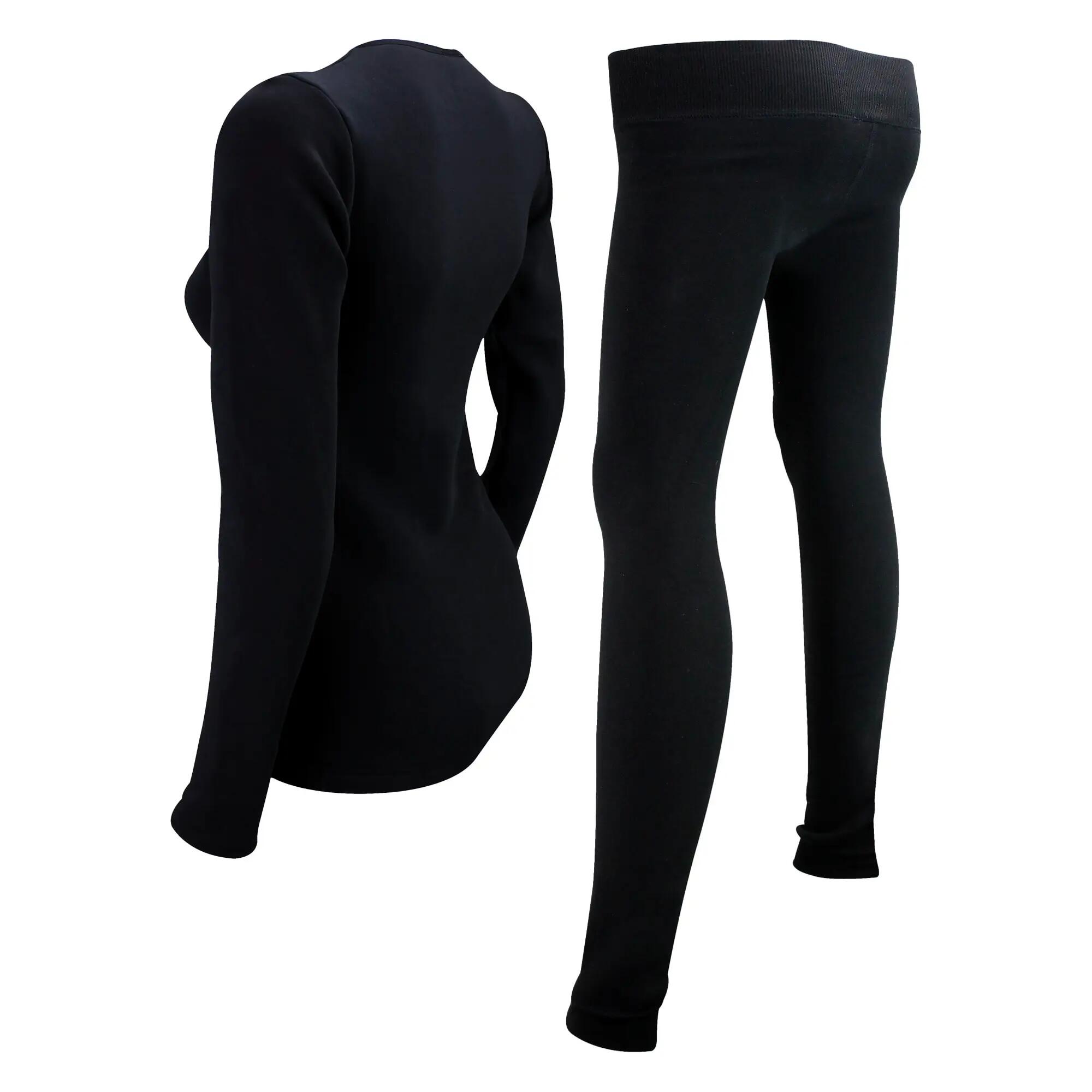 THMO - Damen Langarm -Set Top & Hose - Kuschelige Winterbekleidung 4/4