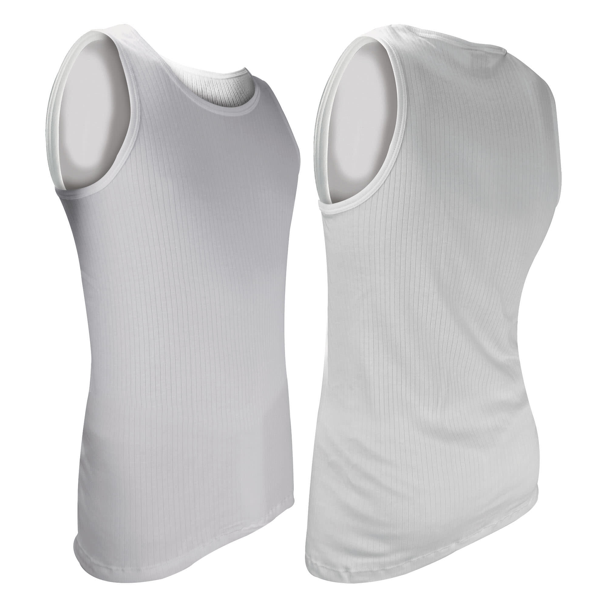 Heat Holders - 2er Pack Herren Innenfleece Baumwolle Ärmellos Unterhemd 3/6
