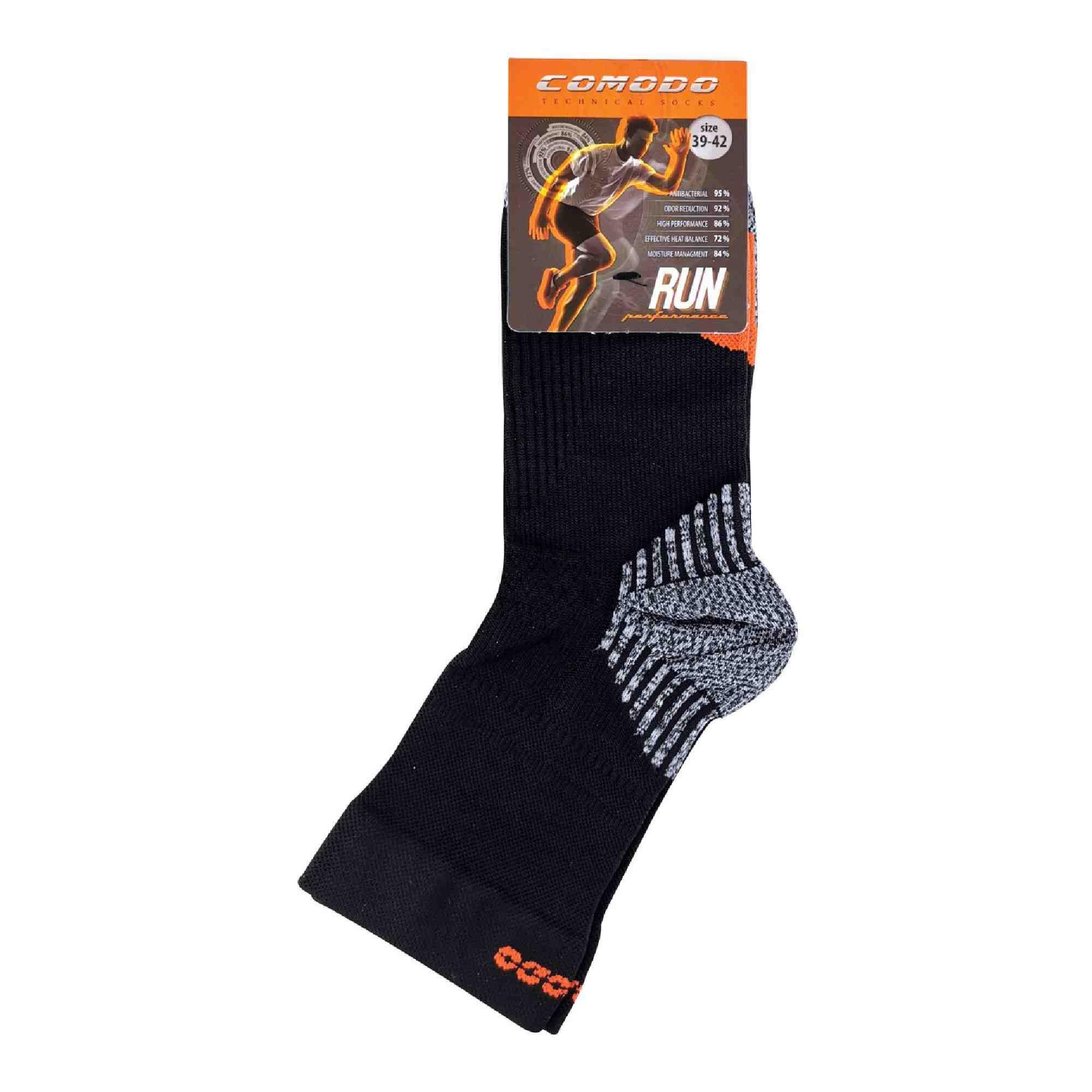 COMODO - Unisex Kompressionsstrümpfe Laufen in Neon Farbe Sportsocken für Joggen 2/4