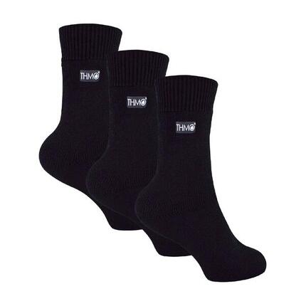 THMO - 3 Paires Enfants Chaussettes Chaudes Hiver Crew Garçon Fille