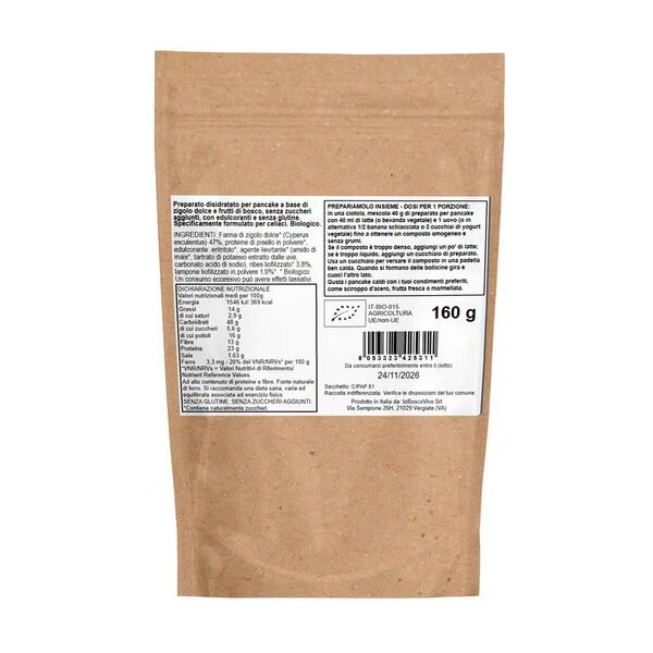 Miscela pancake proteica Bio - frutti di bosco - 160 g 2/3