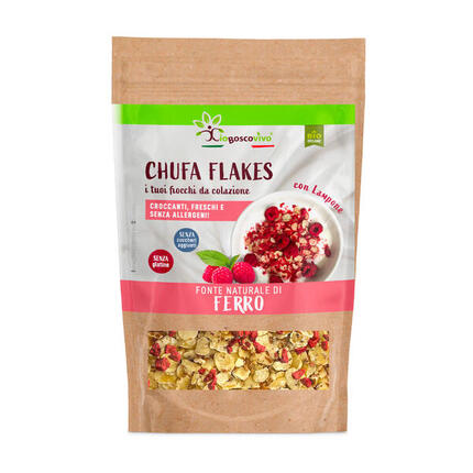 Frühstück - Erdmandel-Flocken mit Bio-Himbeere, glutenfrei - 180 g
