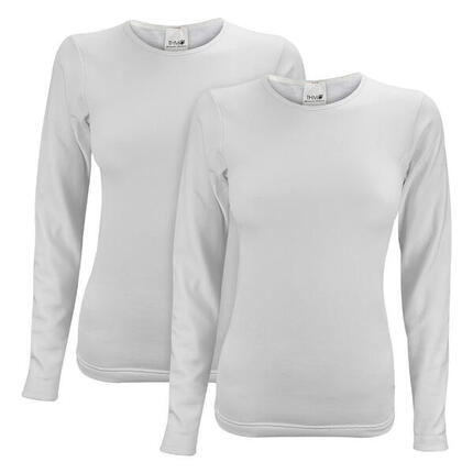 THMO - 2er Pack langärmlige Oberteile für Damen für den Winter