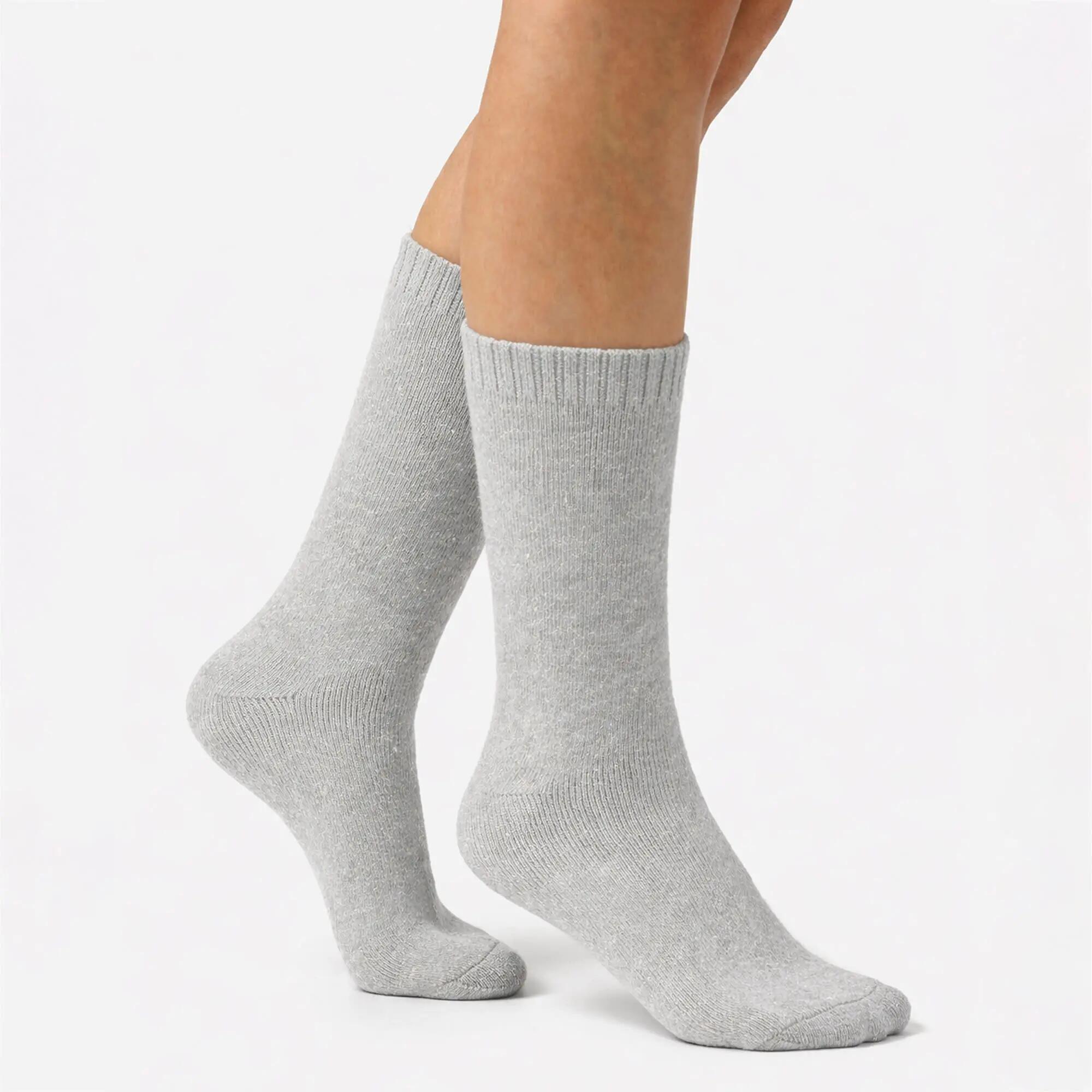 Glenmuir - 2er Pack Damen Boot Socken Wollmix Warm Wandern 4/5