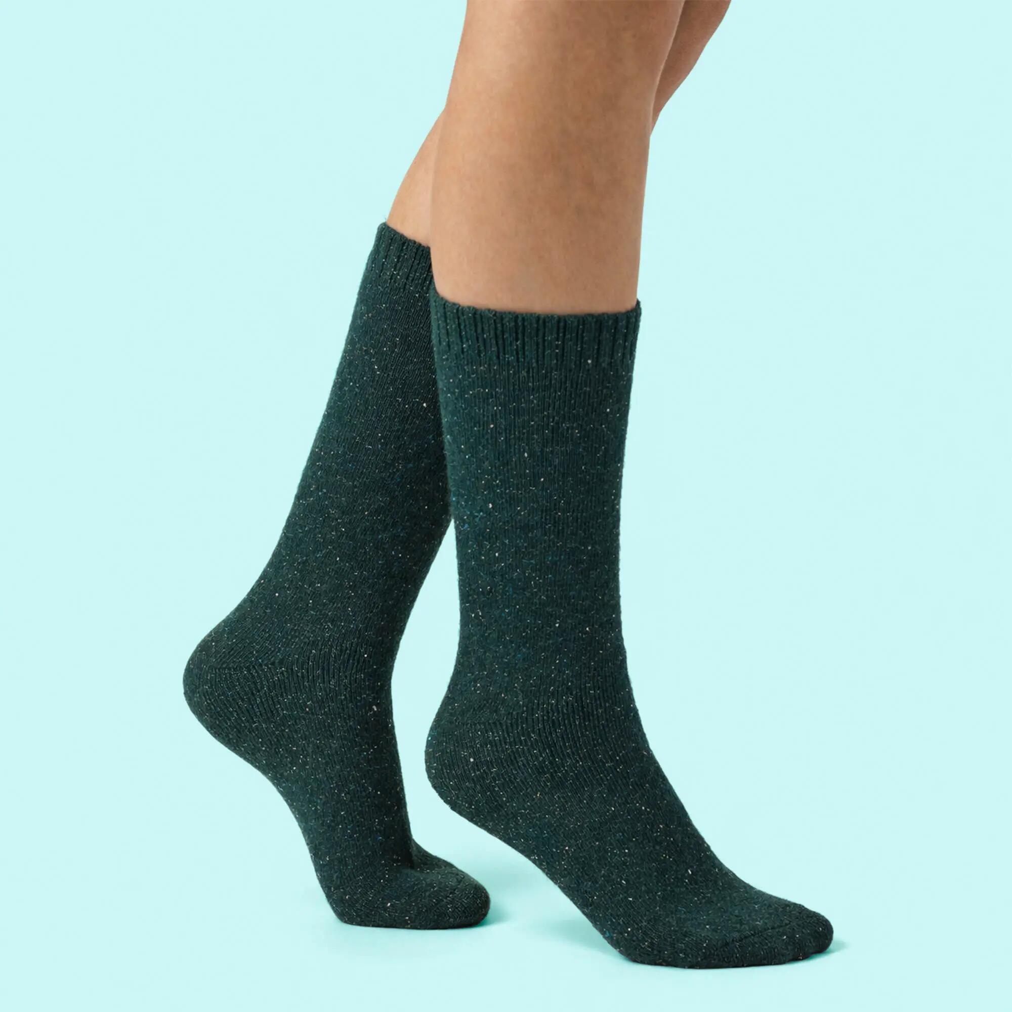 Glenmuir - 2er Pack Damen Boot Socken Wollmix Warm Wandern 3/5