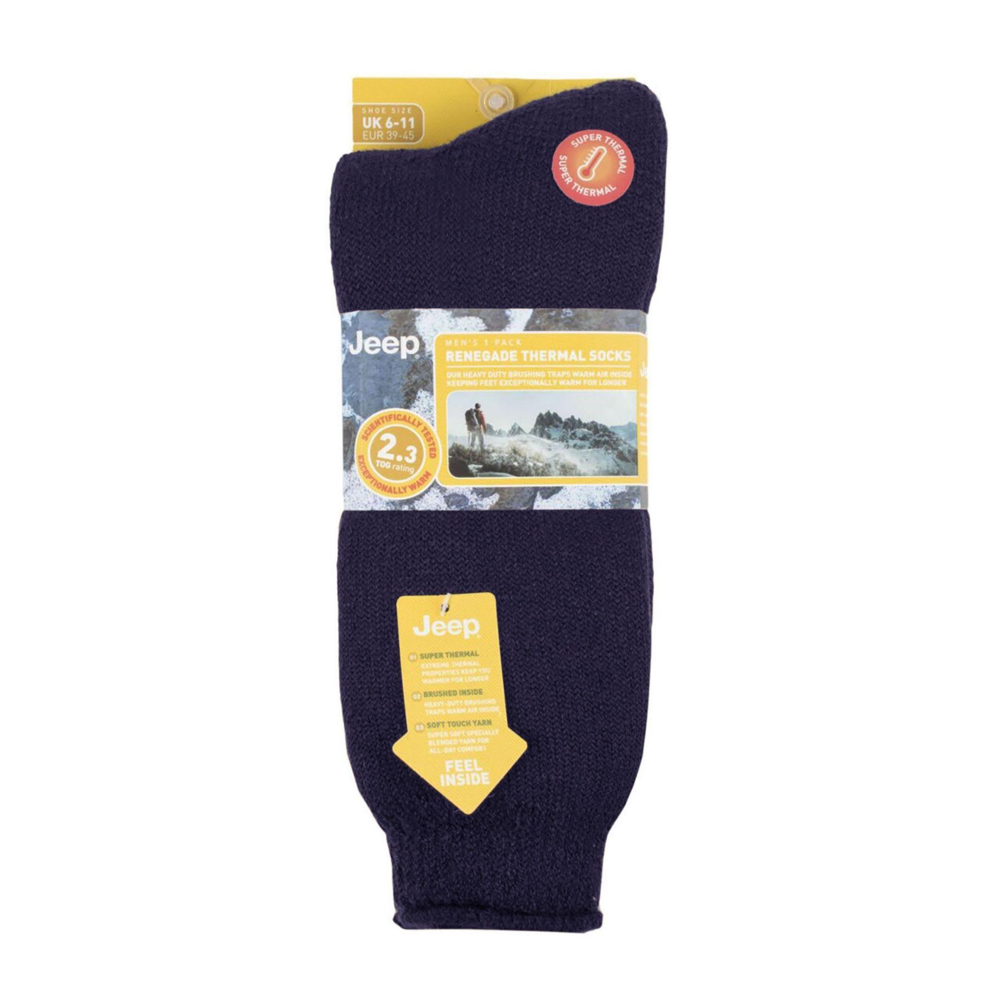 Men's Thermal Boot Socks | Warm Heavy Duty Socks for Winter 2/4