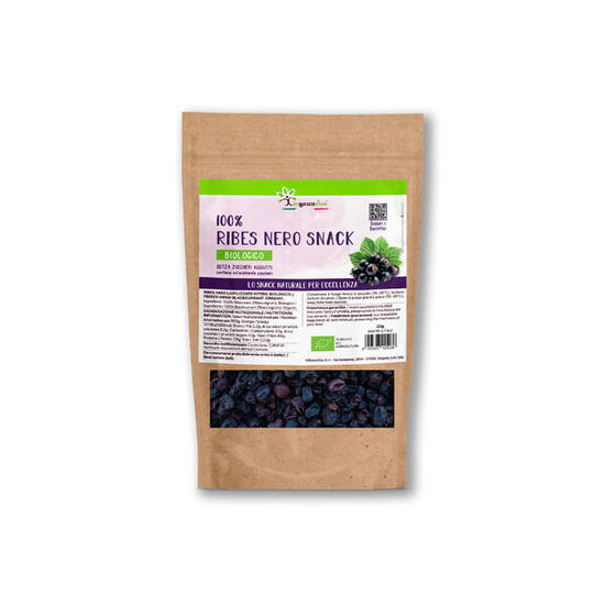 Snack biologique - casseille noir lyophilisé entier - prêt à consommer - 20 g