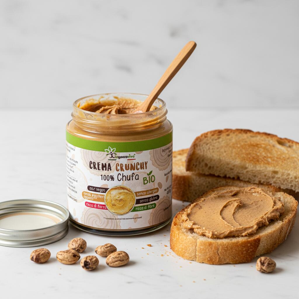 Crema spalmabile dolce senza allergeni - vegana - 100% Chufa - 450 g 2/4