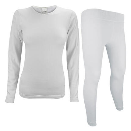 THMO - Damen Langarm -Set Top & Hose - Kuschelige Winterbekleidung