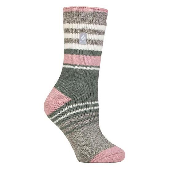 Heat Holders - Chaussettes thermiques à rayures variées pour dames - Cherith