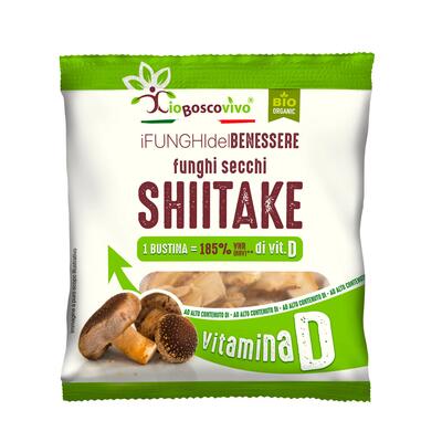 Funghi shiitake secchi a fette BIO - 8 g
