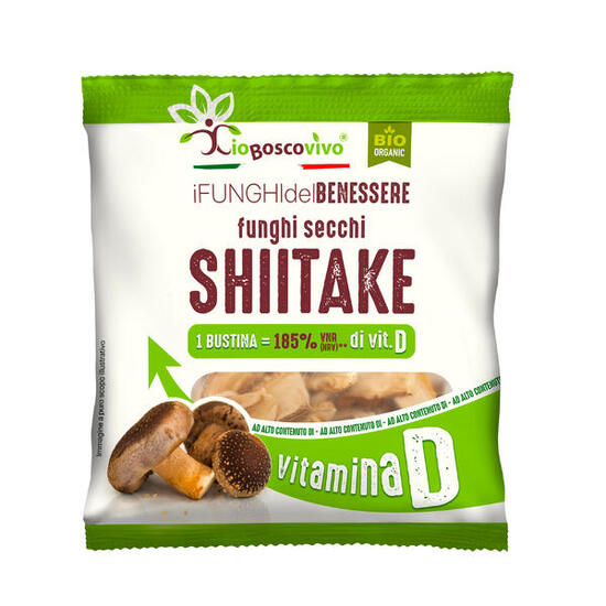 Funghi shiitake secchi a fette BIO - 8 g