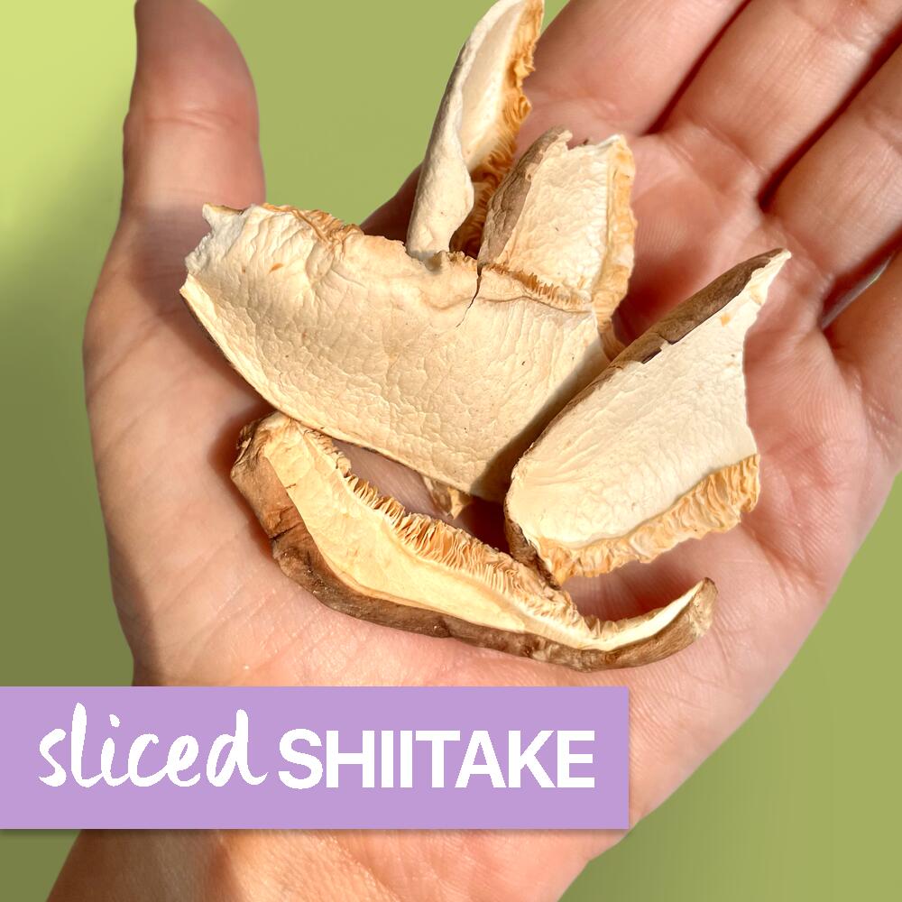Funghi shiitake secchi a fette BIO - 8 g 4/5