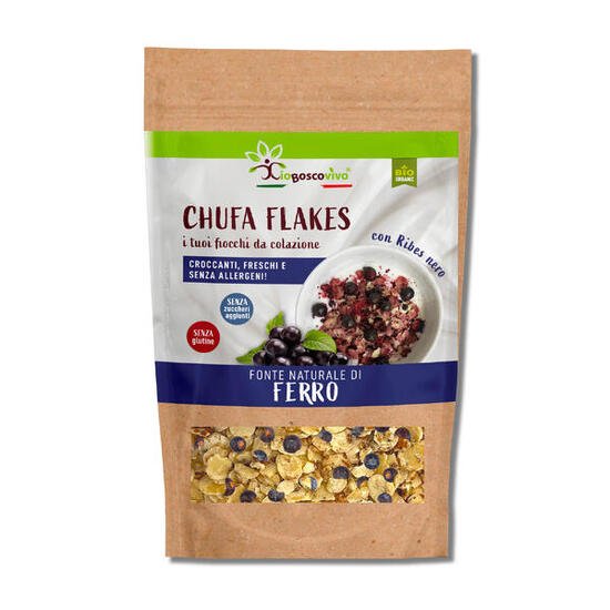 Céréales - Snack - Flocons de chufa BIO - sans gluten - cassis - 180 g