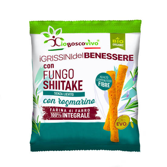 Grissini bio - snack salé - romarin et shiitake