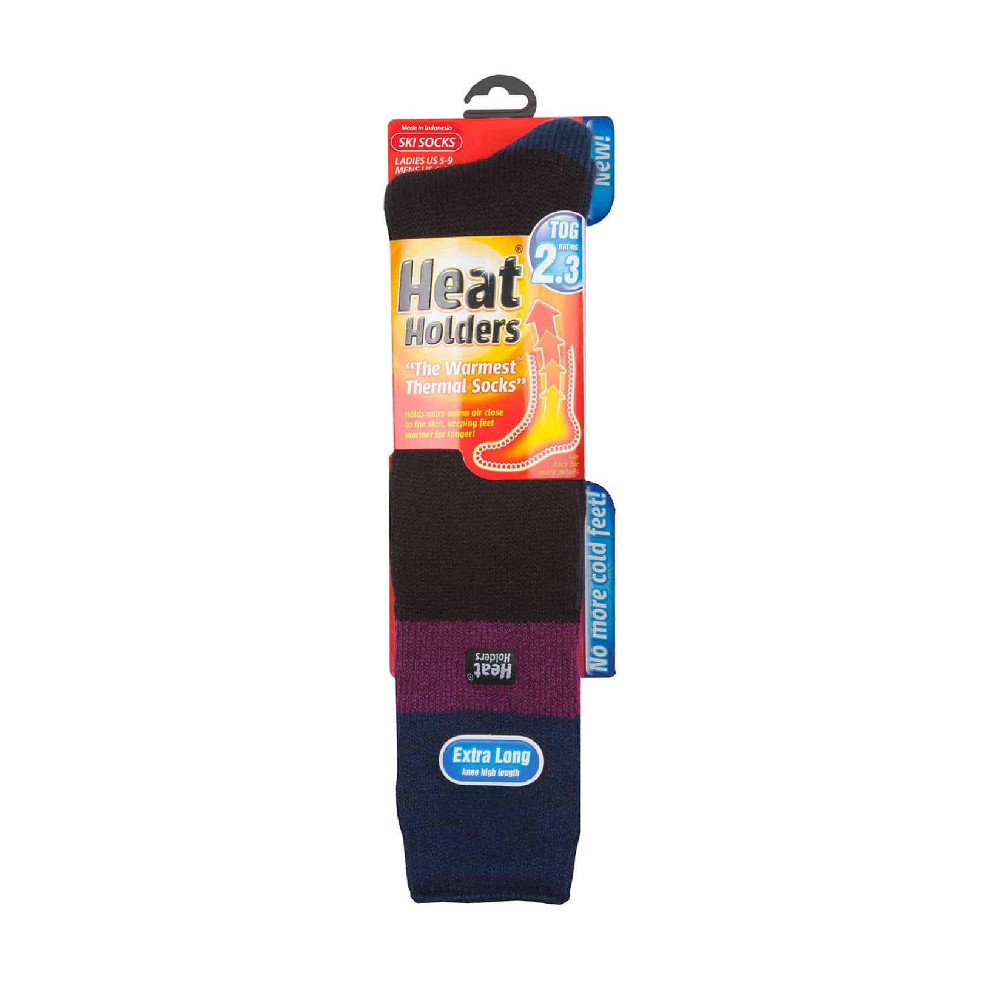 Heat Holders Skisocken Damen | Dicke Socken Bunt Gestreift Warm 2/7